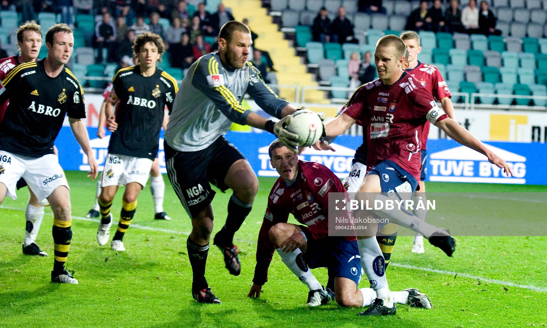 Tomi Maanoja, målvakt, AIK, Alexander Mellqvist, Örgryte