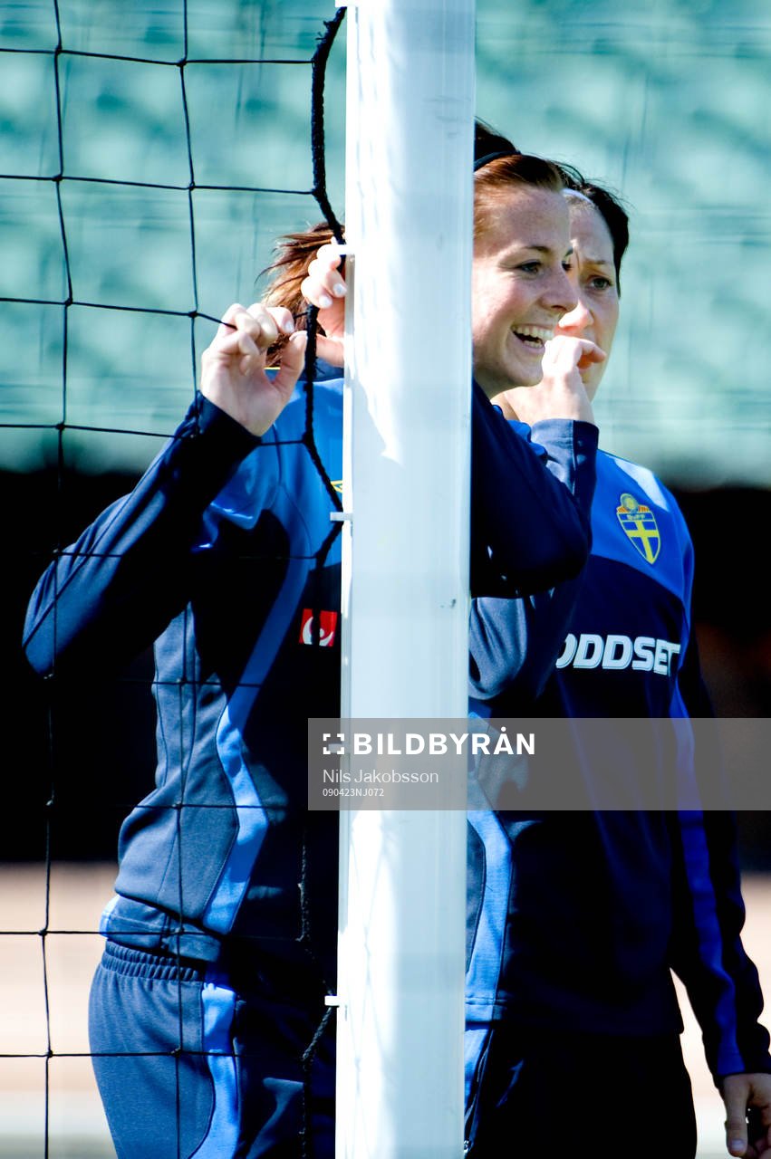 Lotta Schelin, skrattar, skratt, glädje