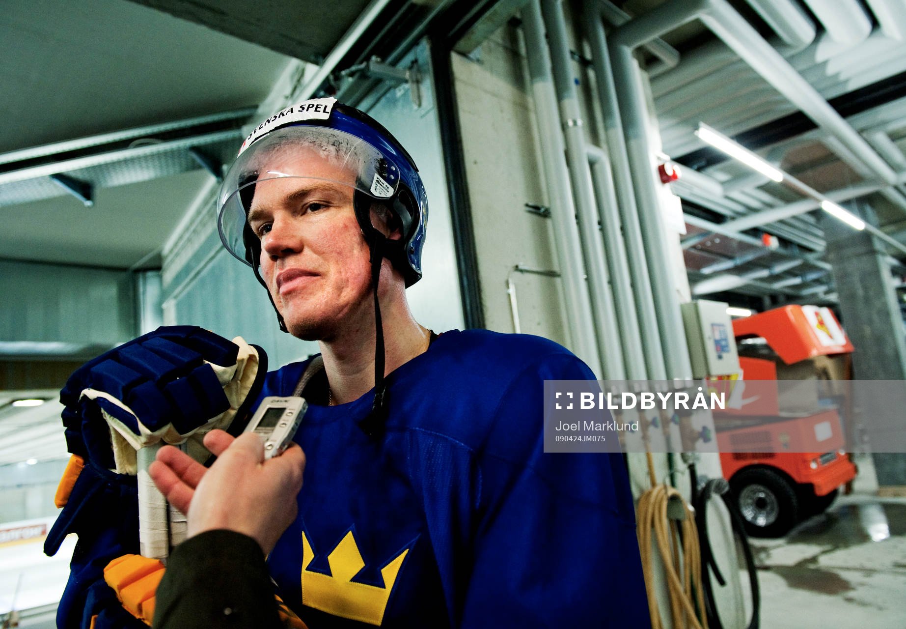 Kenny Jönsson intervjuas