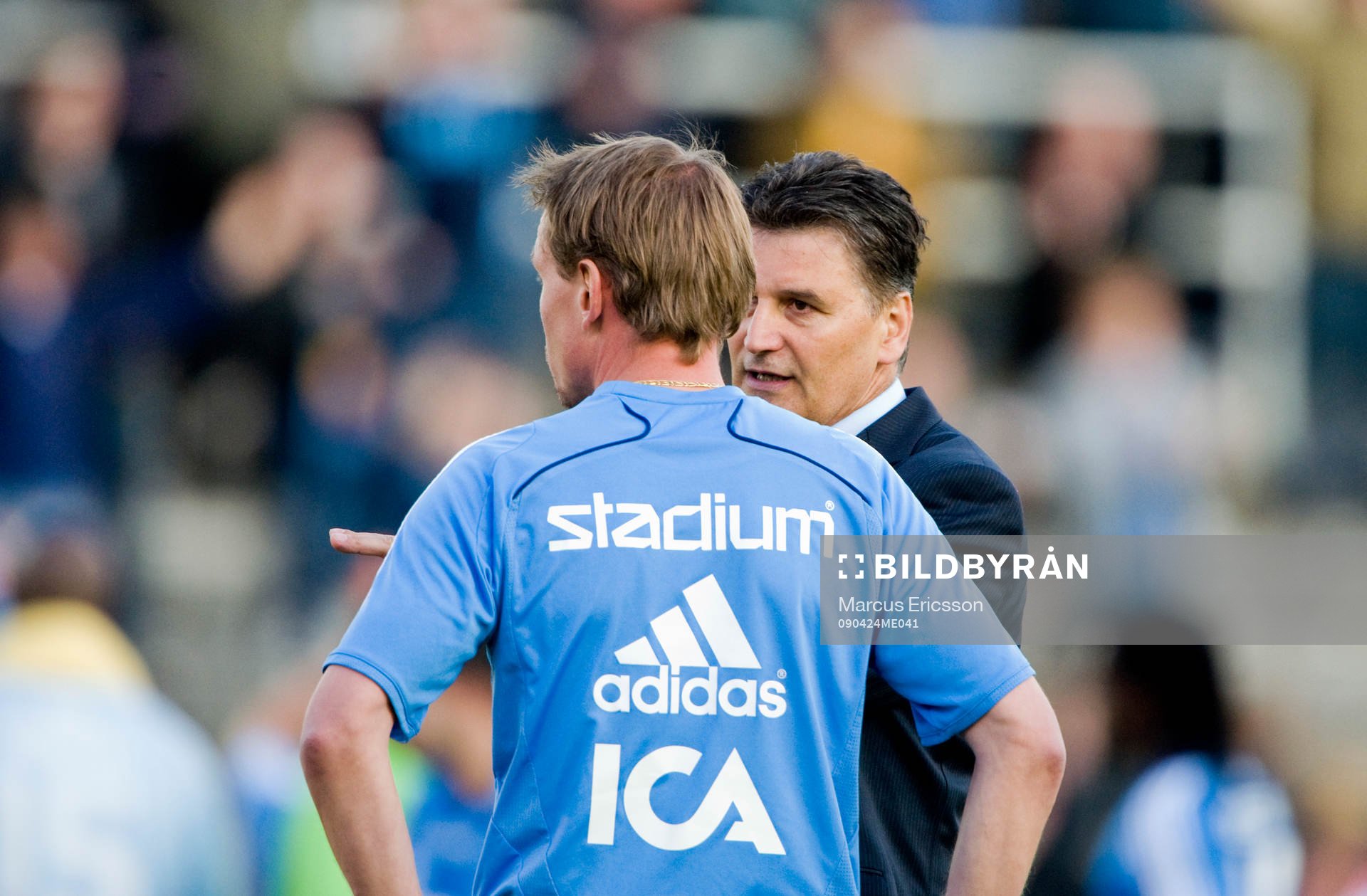 Andreé Jeglertz, tränare och Zoran Lukic, tränare