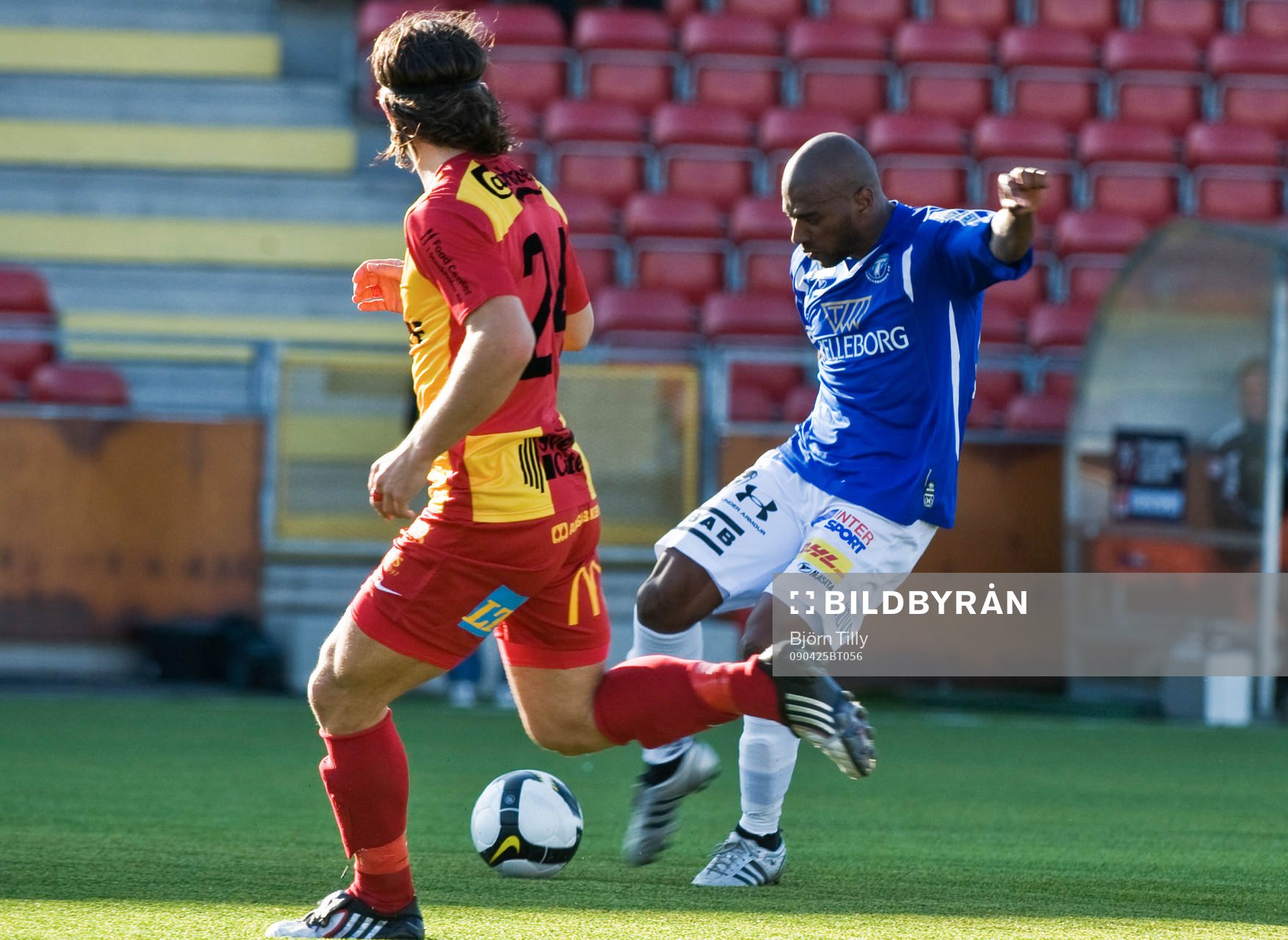  Paulino Lopes Tavares, Trelleborg på väg att kvittera till 1-1.