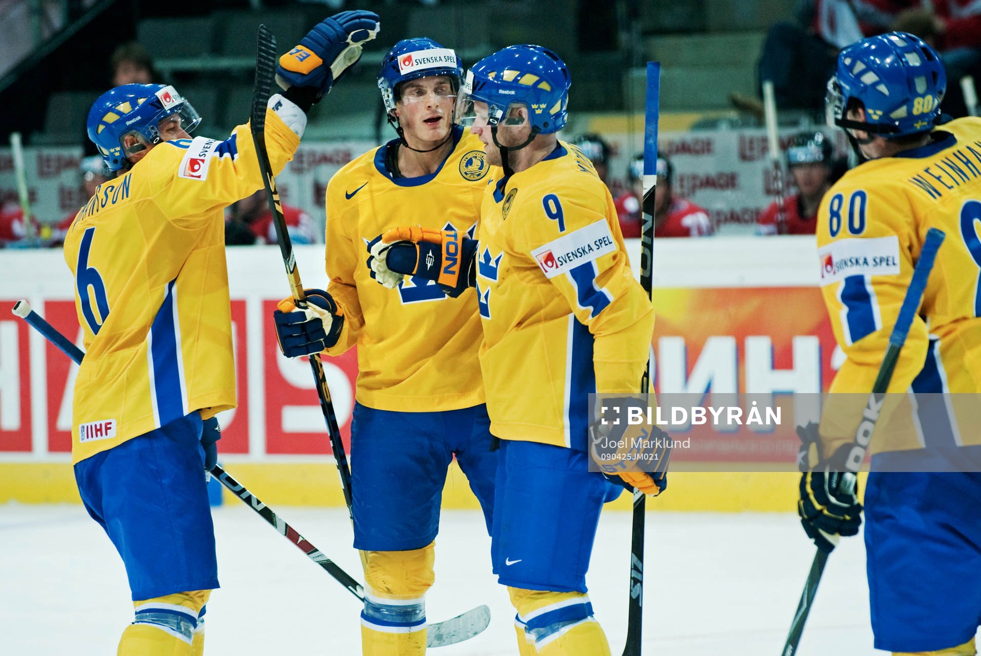 Magnus Johansson, Loui Eriksson, Tony Mårtensson och