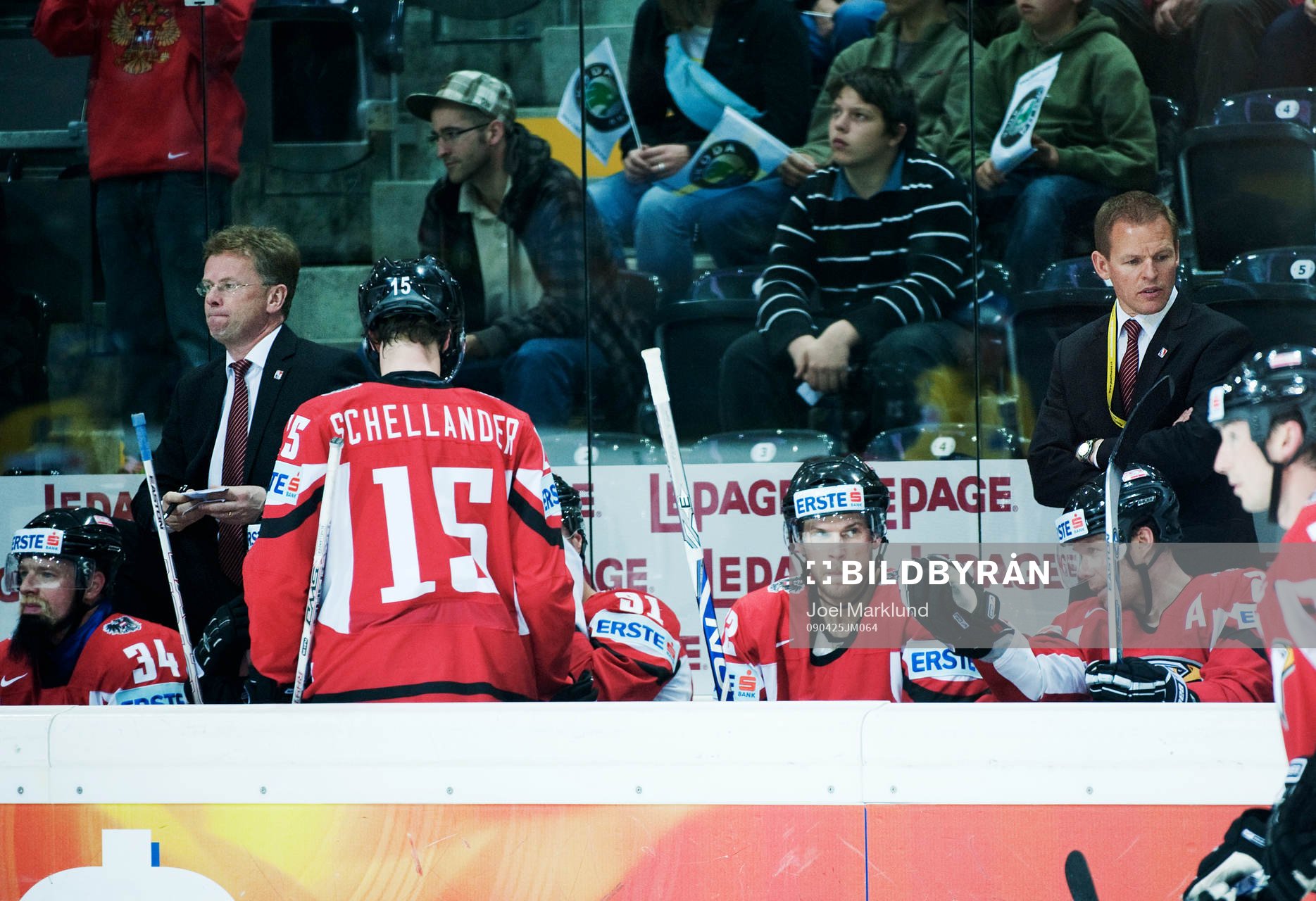 Lars Bergström, tränare, och Johan Strömwall,