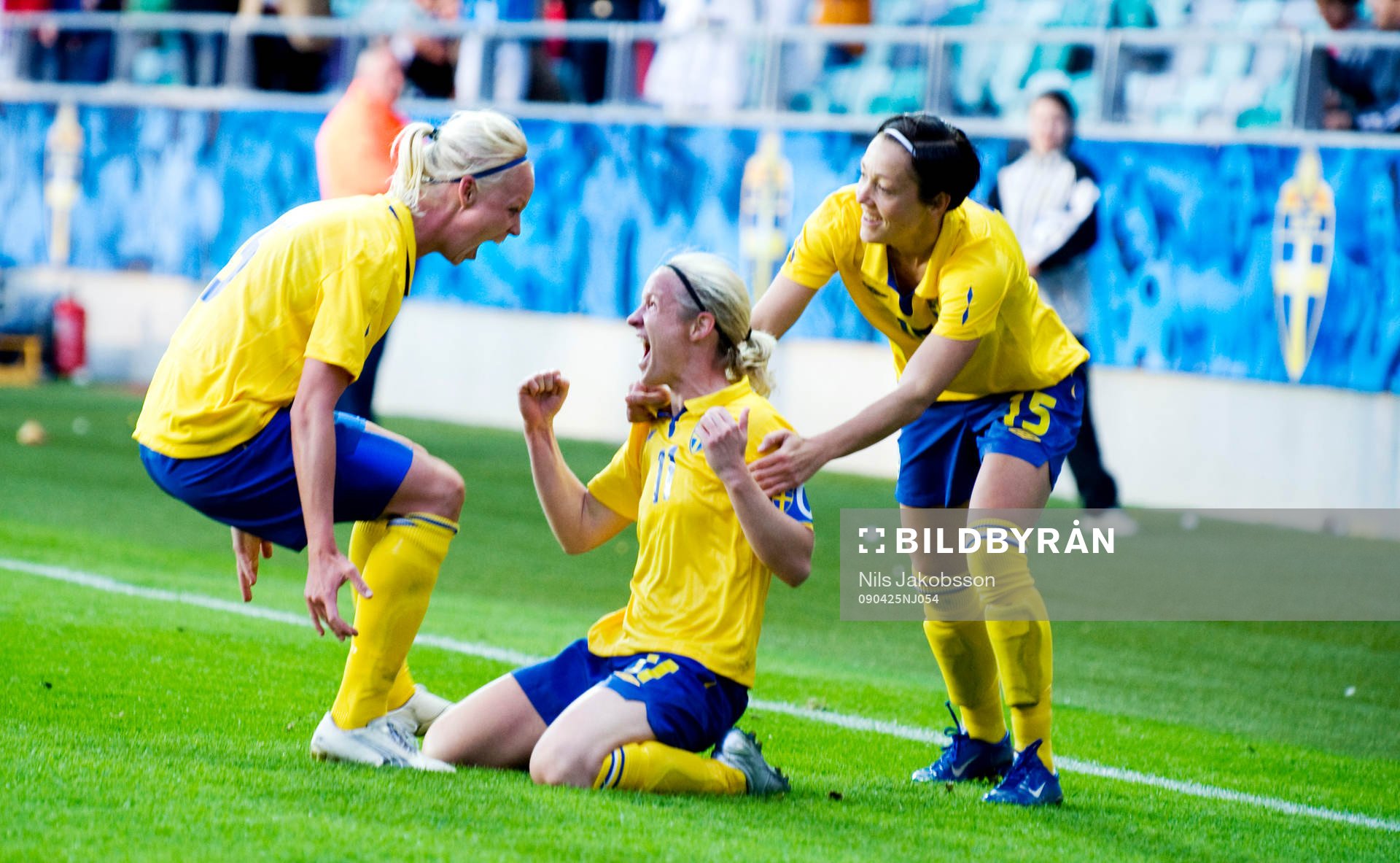  Victoria Svensson, jubel.
