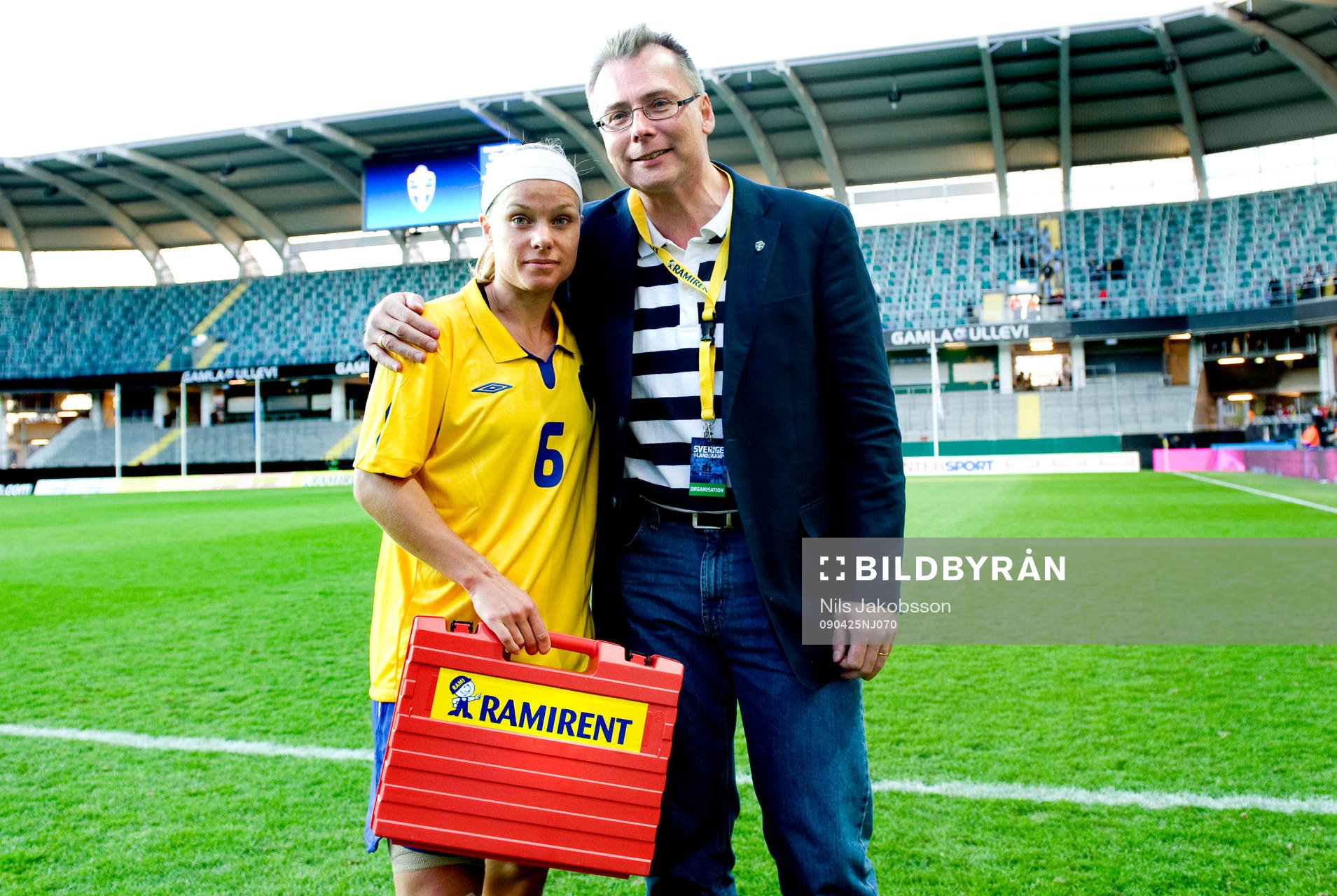 Ramirent delade ut matchens lirare, Sara Thunebro, Sverige