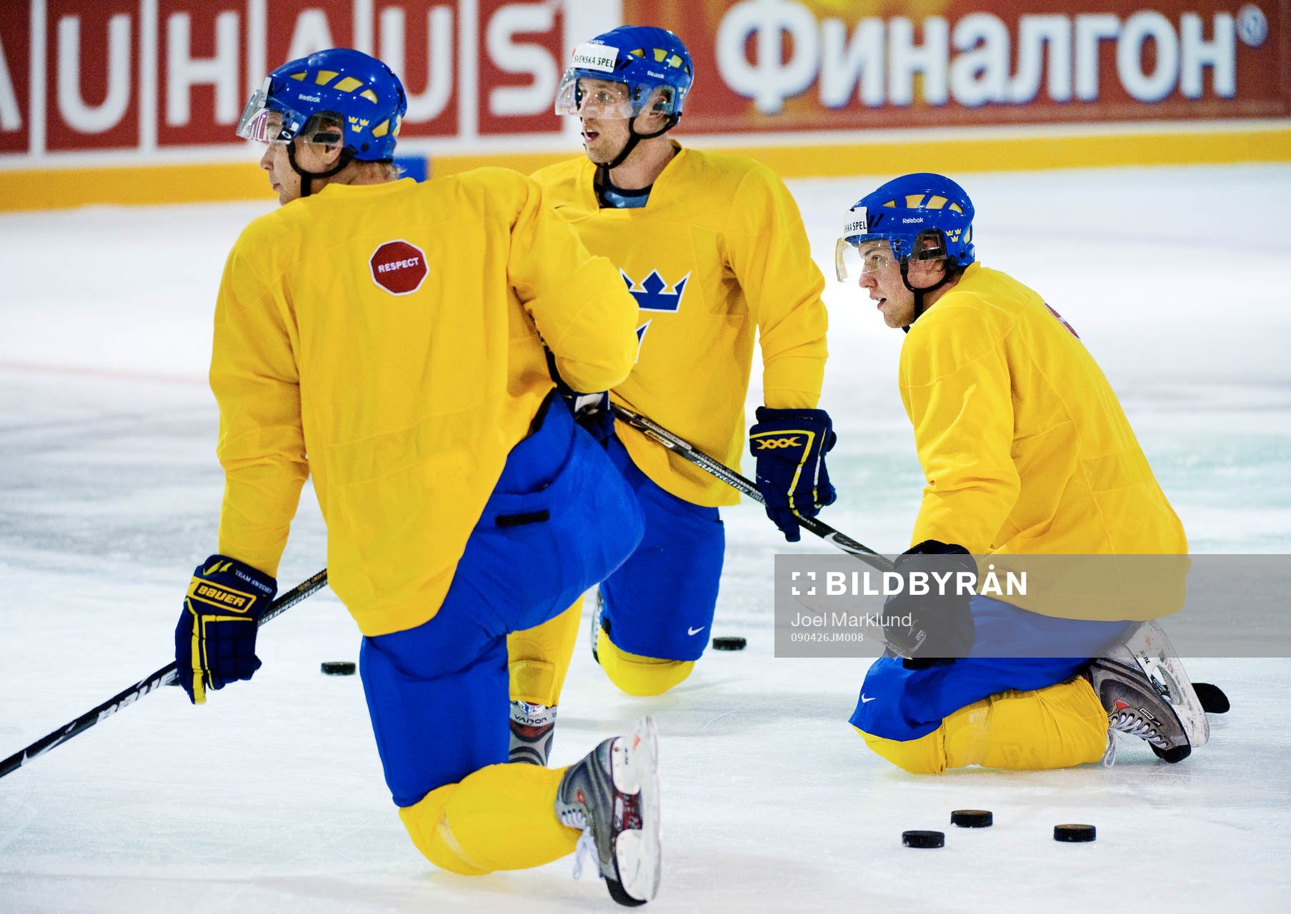 Johan Harju, Martin Thörnberg och Linus Omark