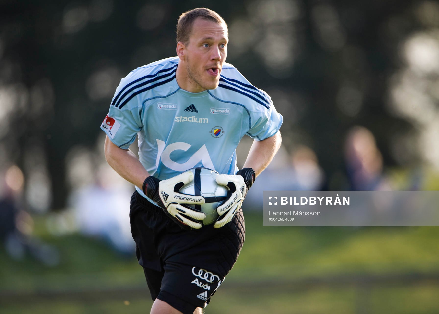 Oskar Wahlström, målvakt, höll nollan