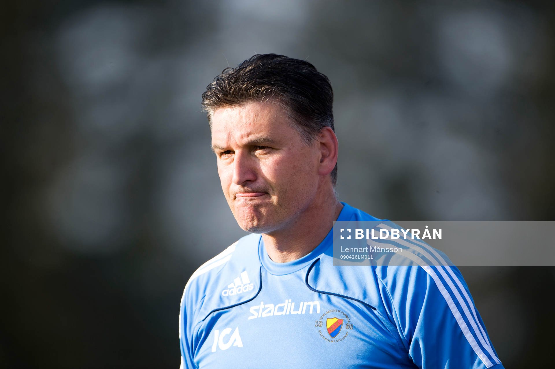Segern satt långt inne, Zoran Lukic, tränare, bekymrad