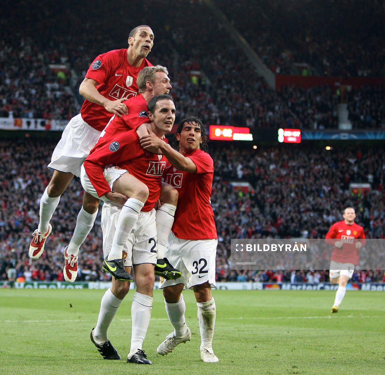 John O'Shea, Manchester United, glädje, jubel