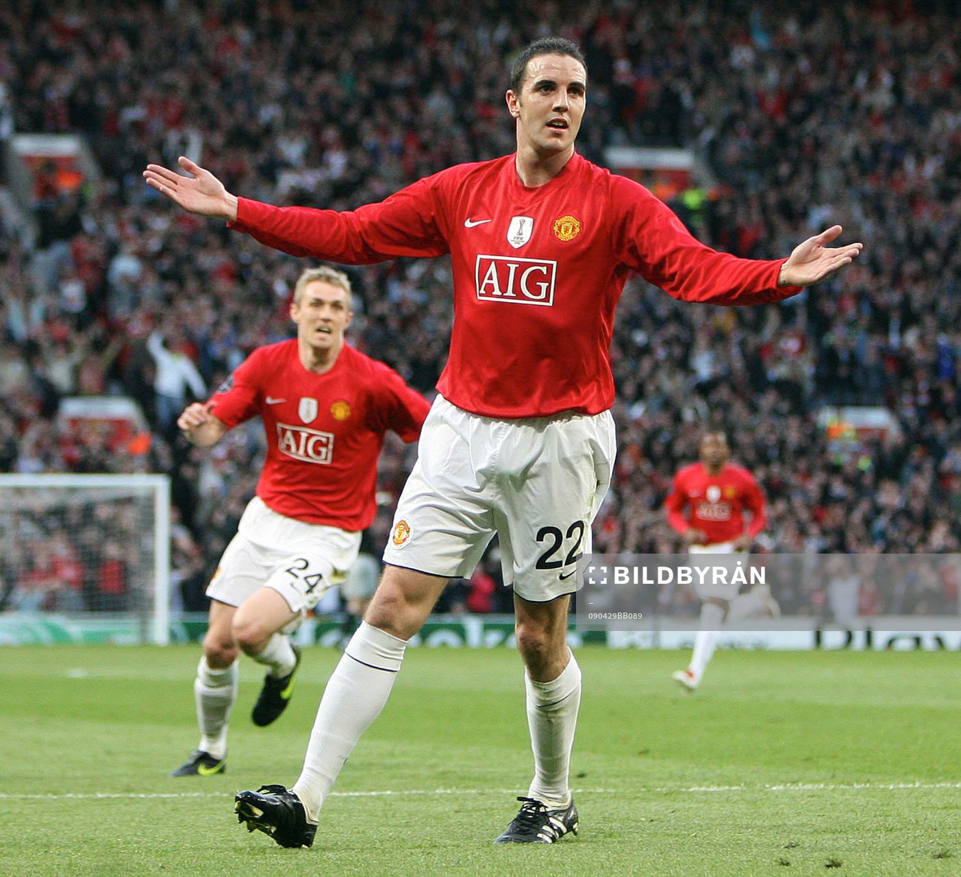 John O'Shea, Manchester United, glädje, jubel