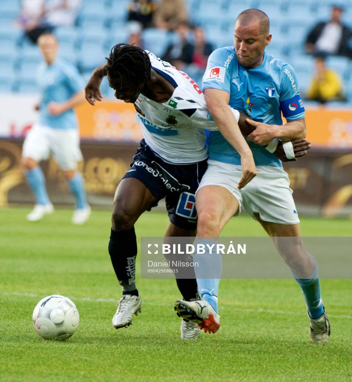 Daniel Andersson, Malmö och Amadou Jawo, Gefle