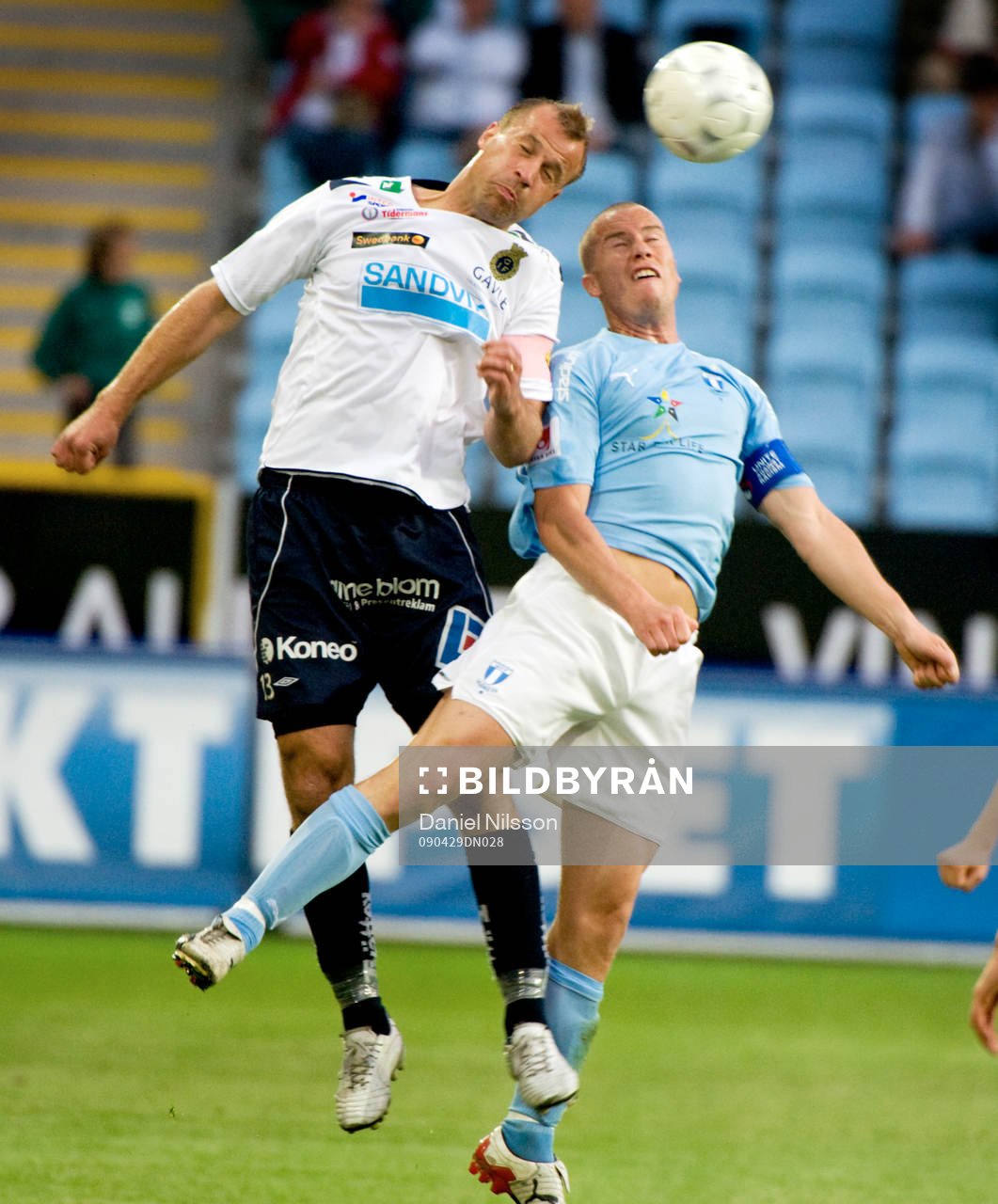 Daniel Andersson, Malmö och Hans Berggren, Gefle. Nickduell