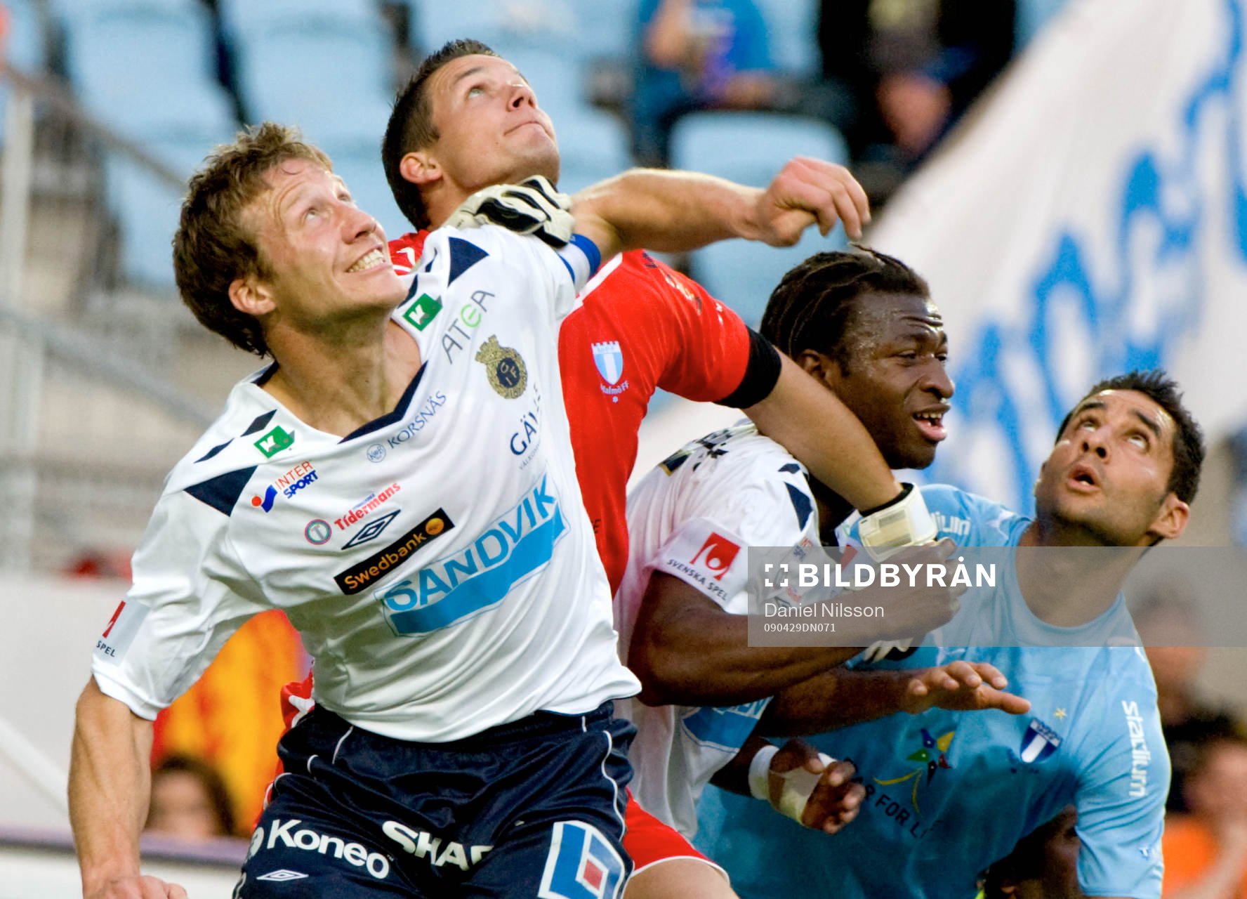  Daniel Bernhardsson och Amadou Jawo, Gefle och Jonas Sandqvist och David Durmaz, Malmö.