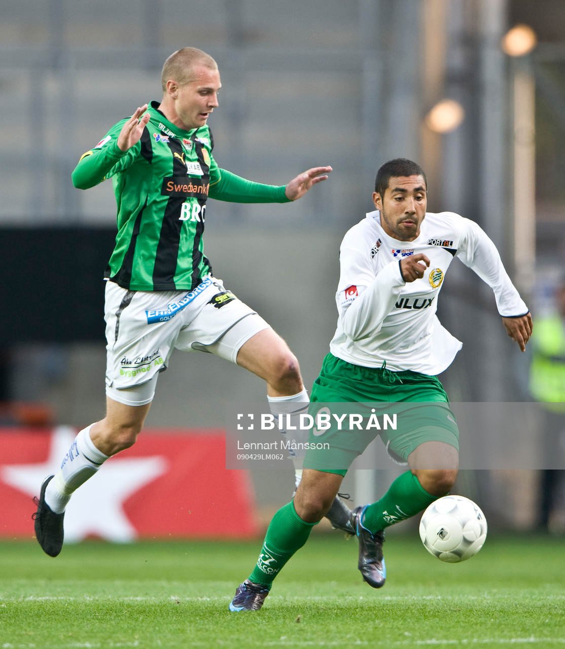 Richard Spong, Gais, bakom Sebastian Castro-Tello, Hammarby