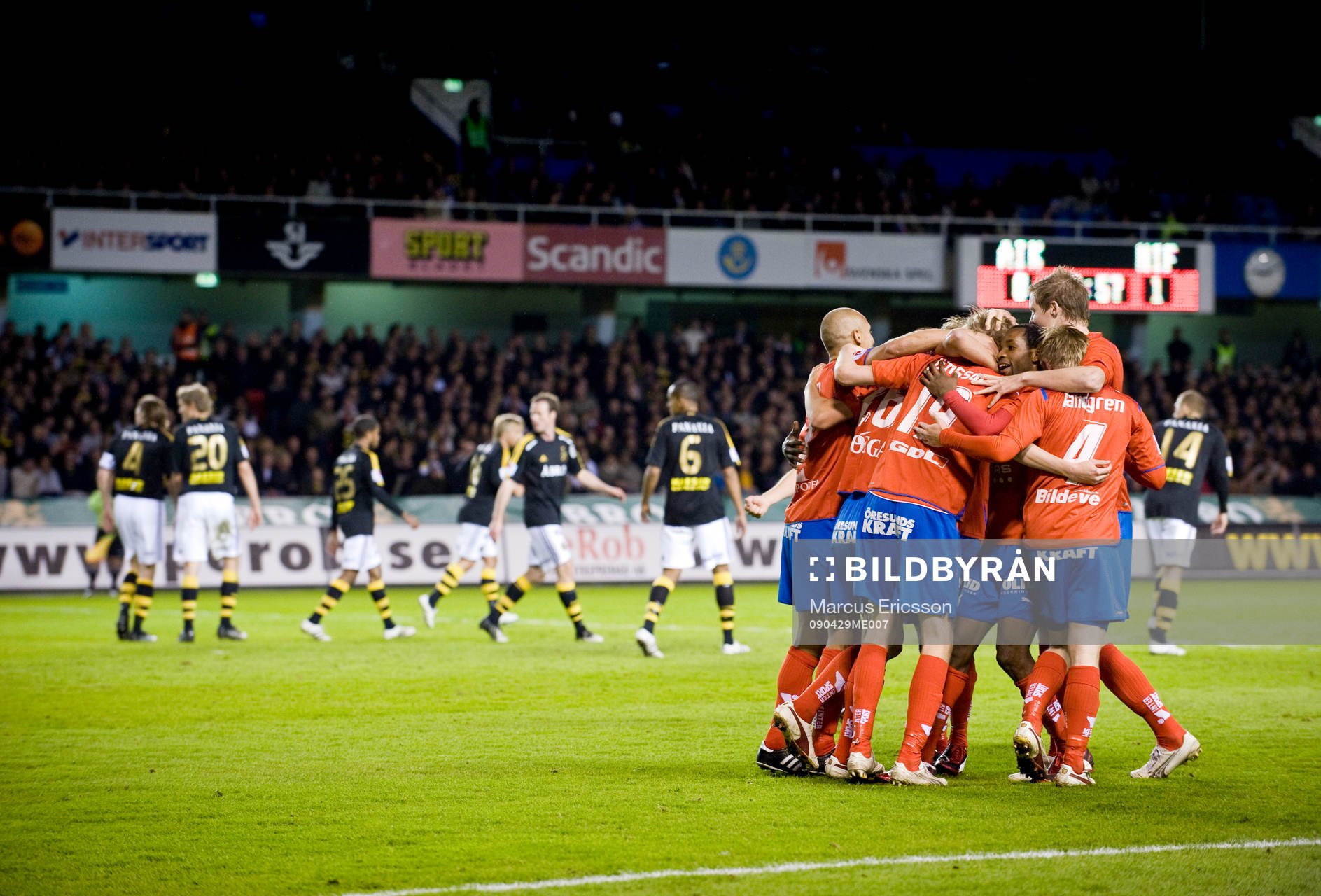 Jubel i Helsingborg