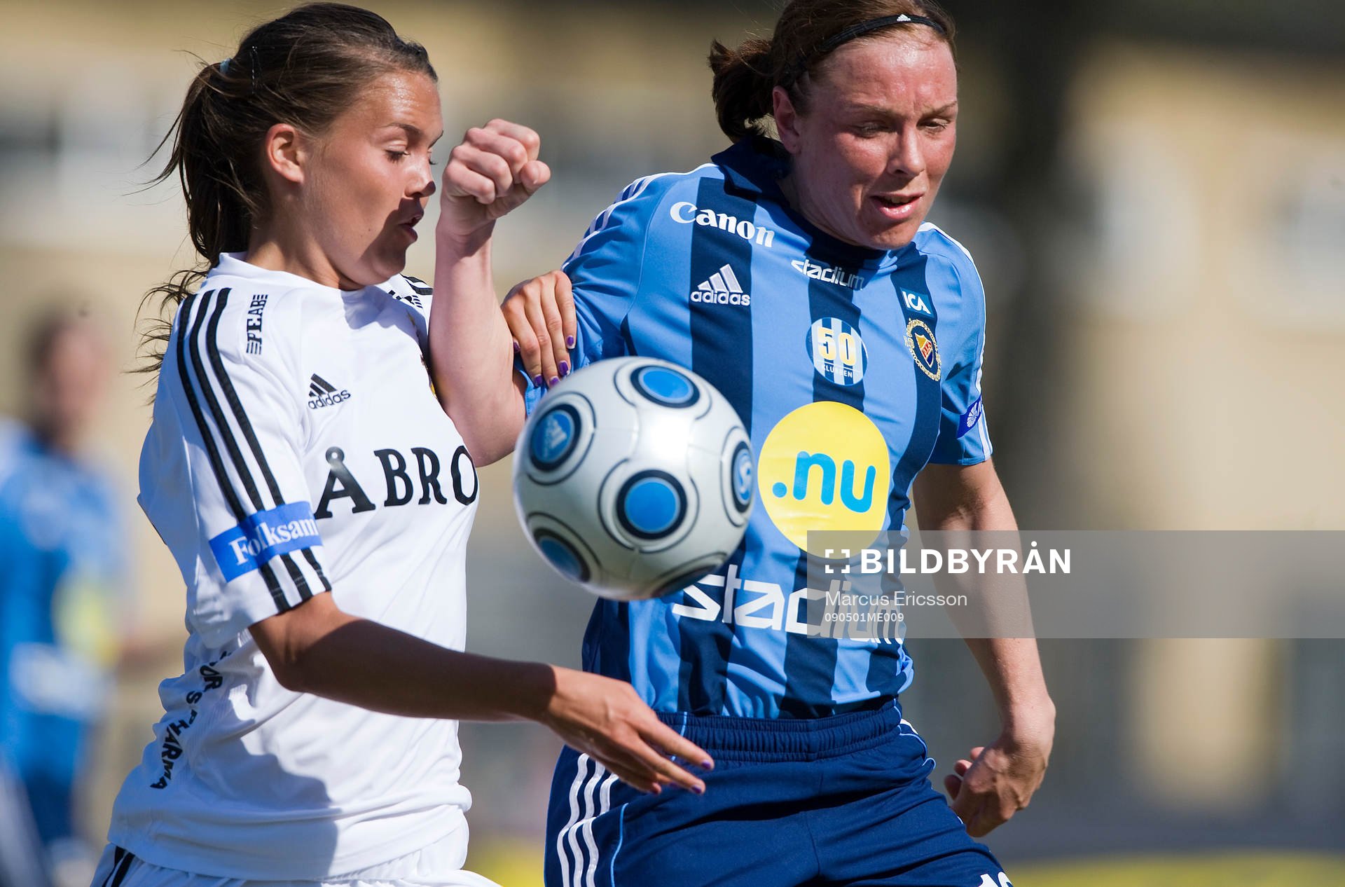 Emilia Appelqvist, AIK och Ann-Marie Norlin, Djurgården