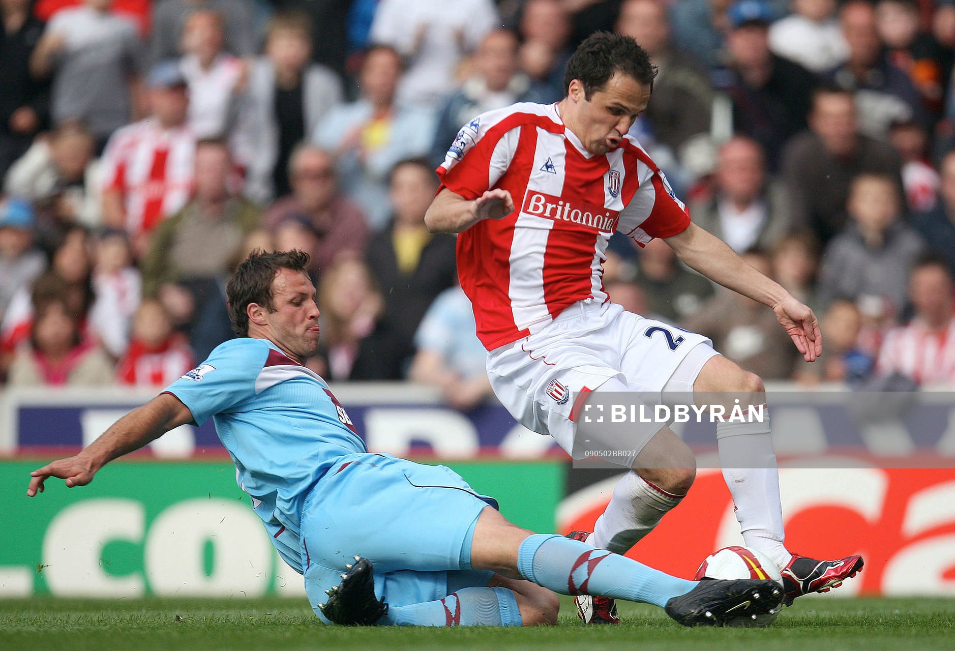  Matthew Etherington, Stoke och Lucas Neill, West Ham.