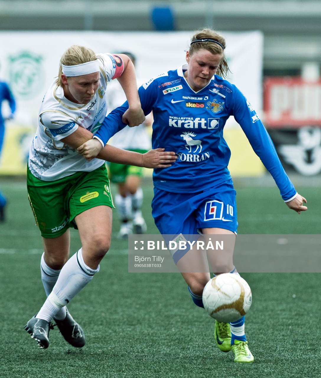 Karin Lissel, Hammarby och Linda Fransson, Sunnanå