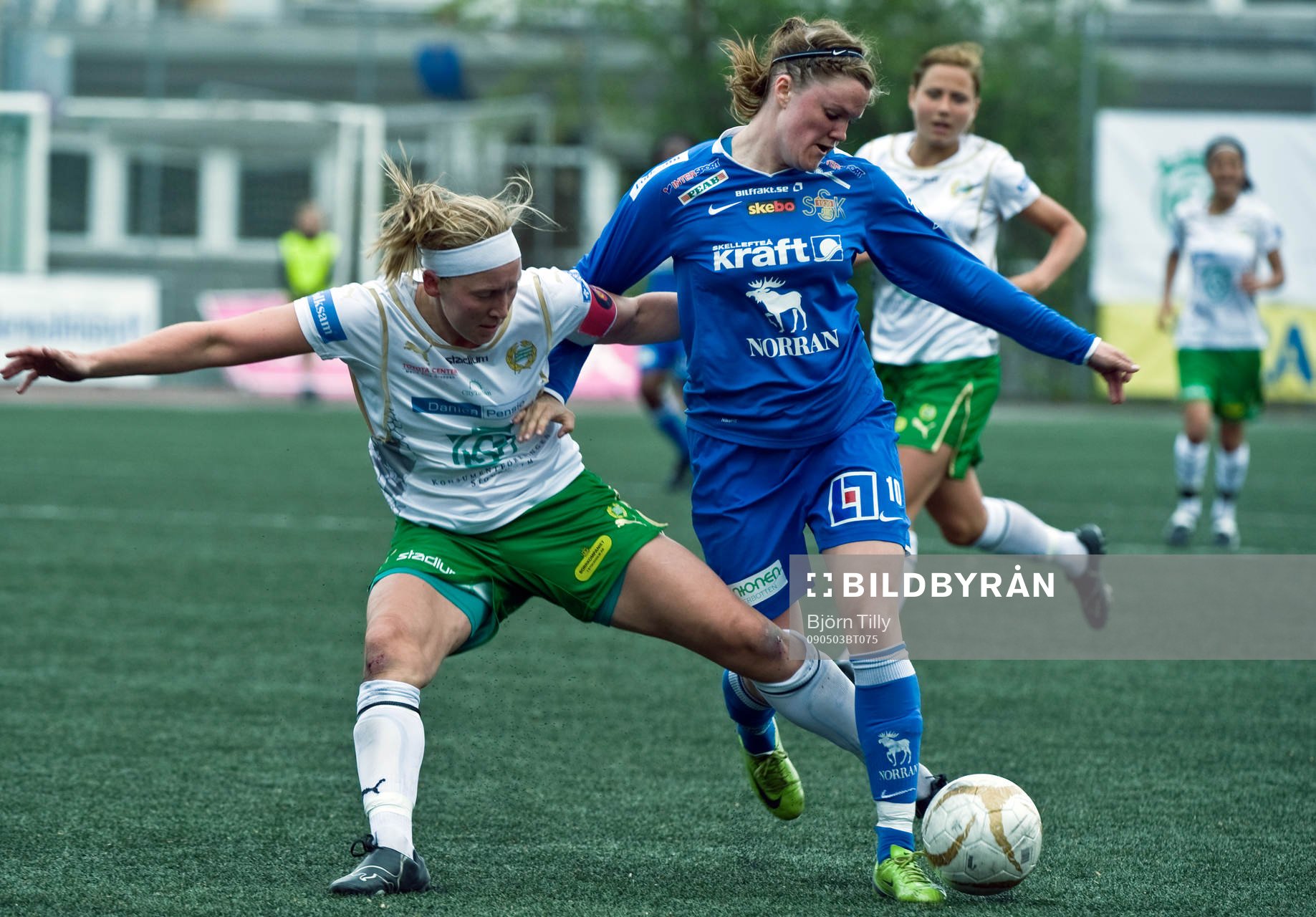 Karin Lissel, Hammarby och Linda Fransson, Sunnanå
