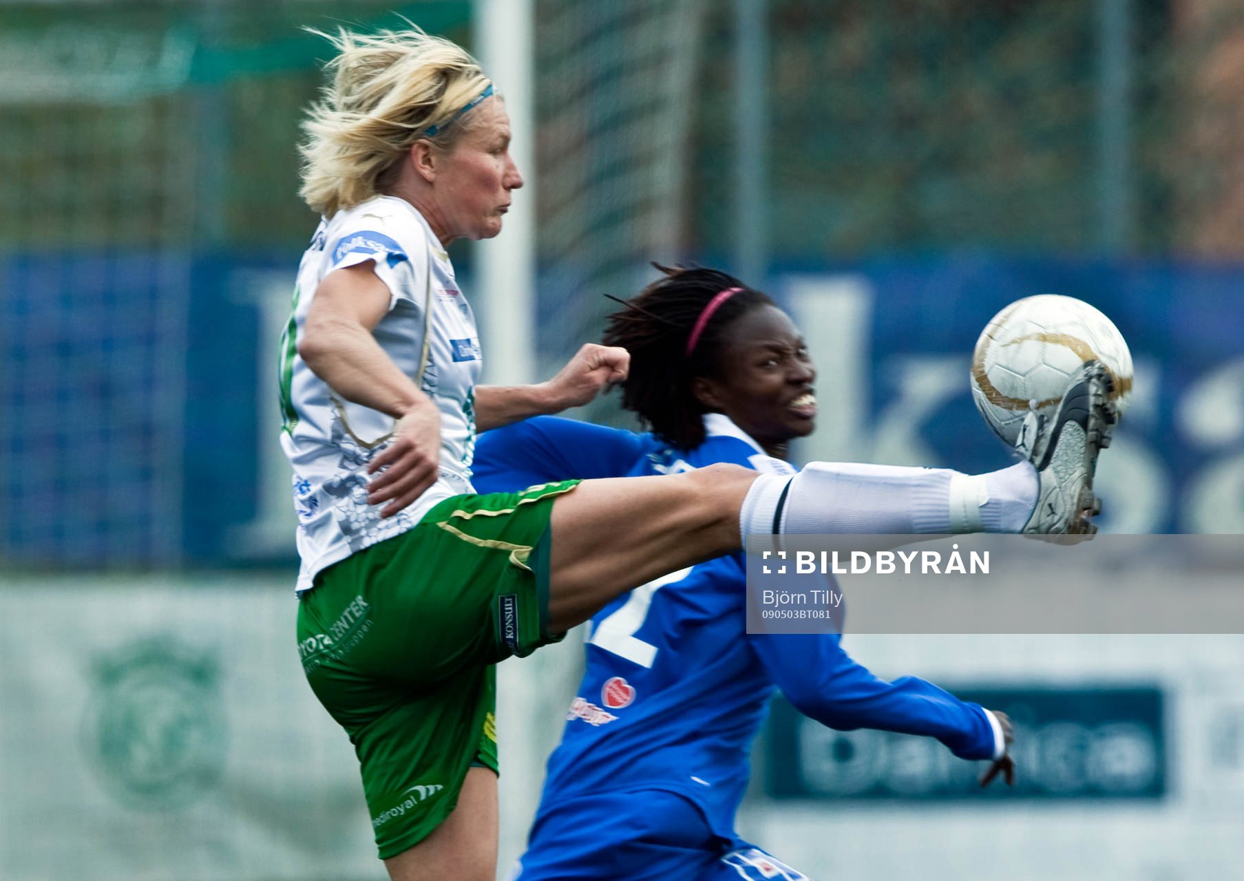 Kristin Bengtsson, Hammarby och Perpetua Nkwocha, Sunnanå