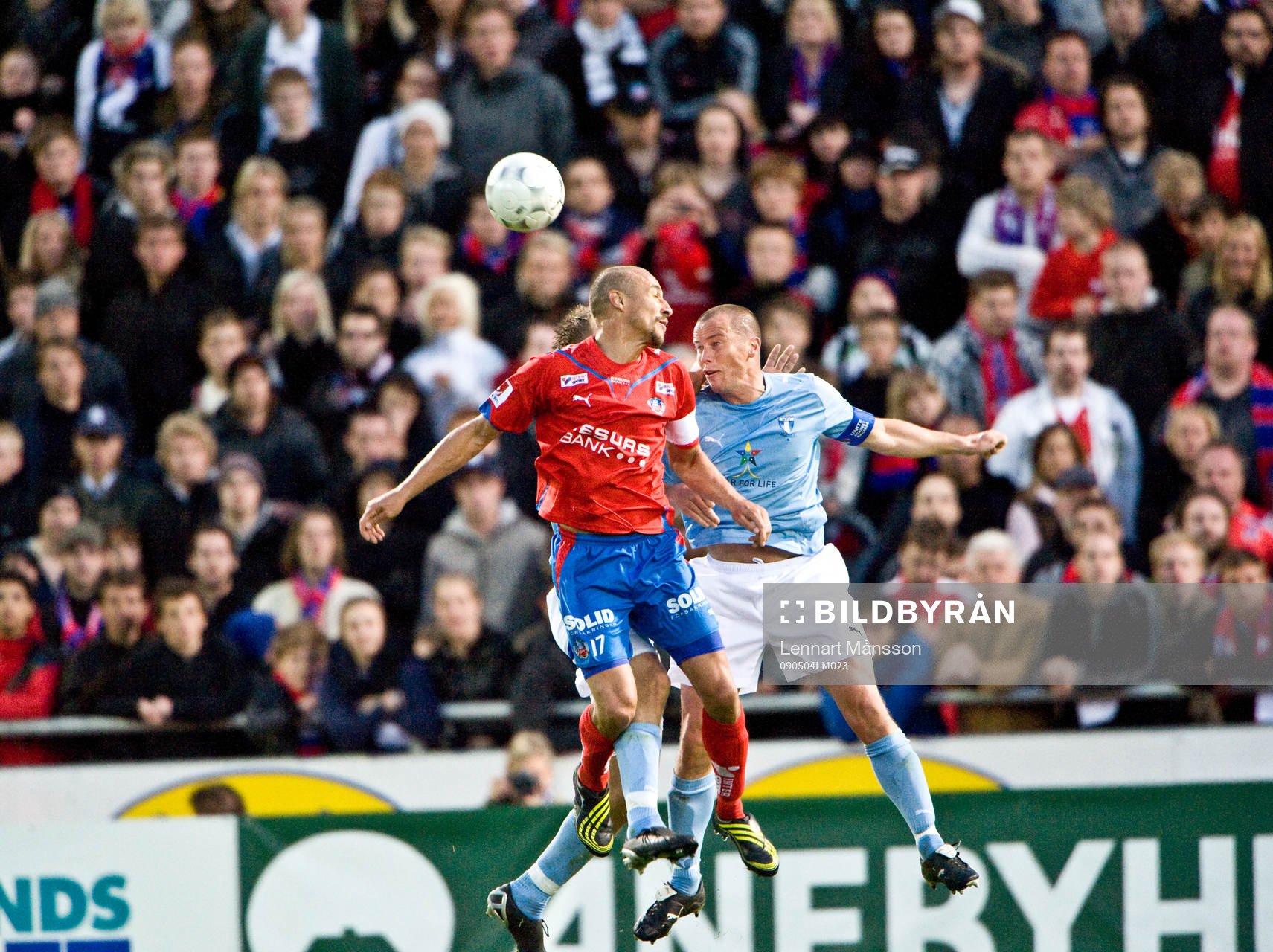 Henrik Larsson, Helsingborg och Daniel Andersson, Malmö,