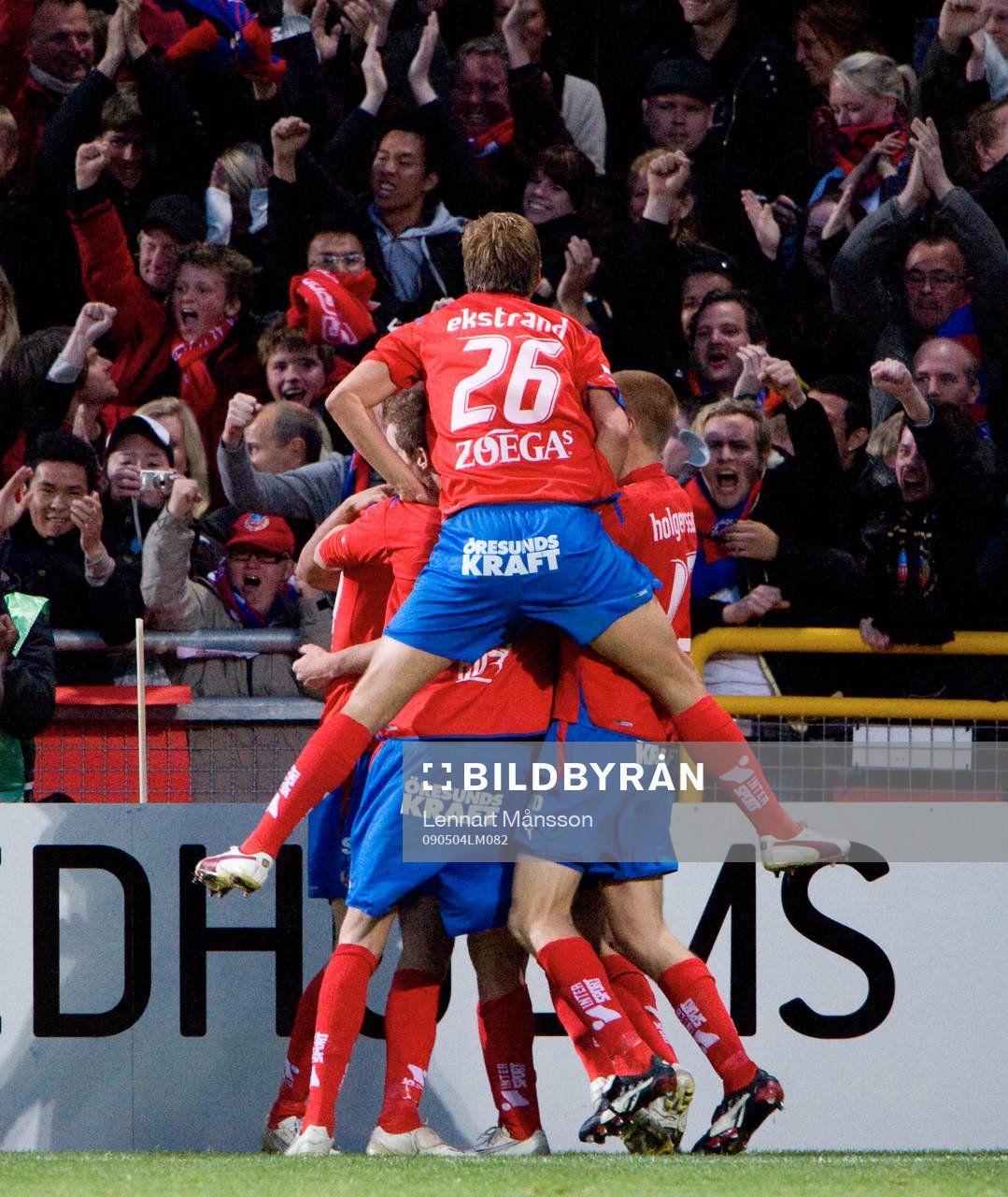 1-0, Henrik Larsson. Jubel