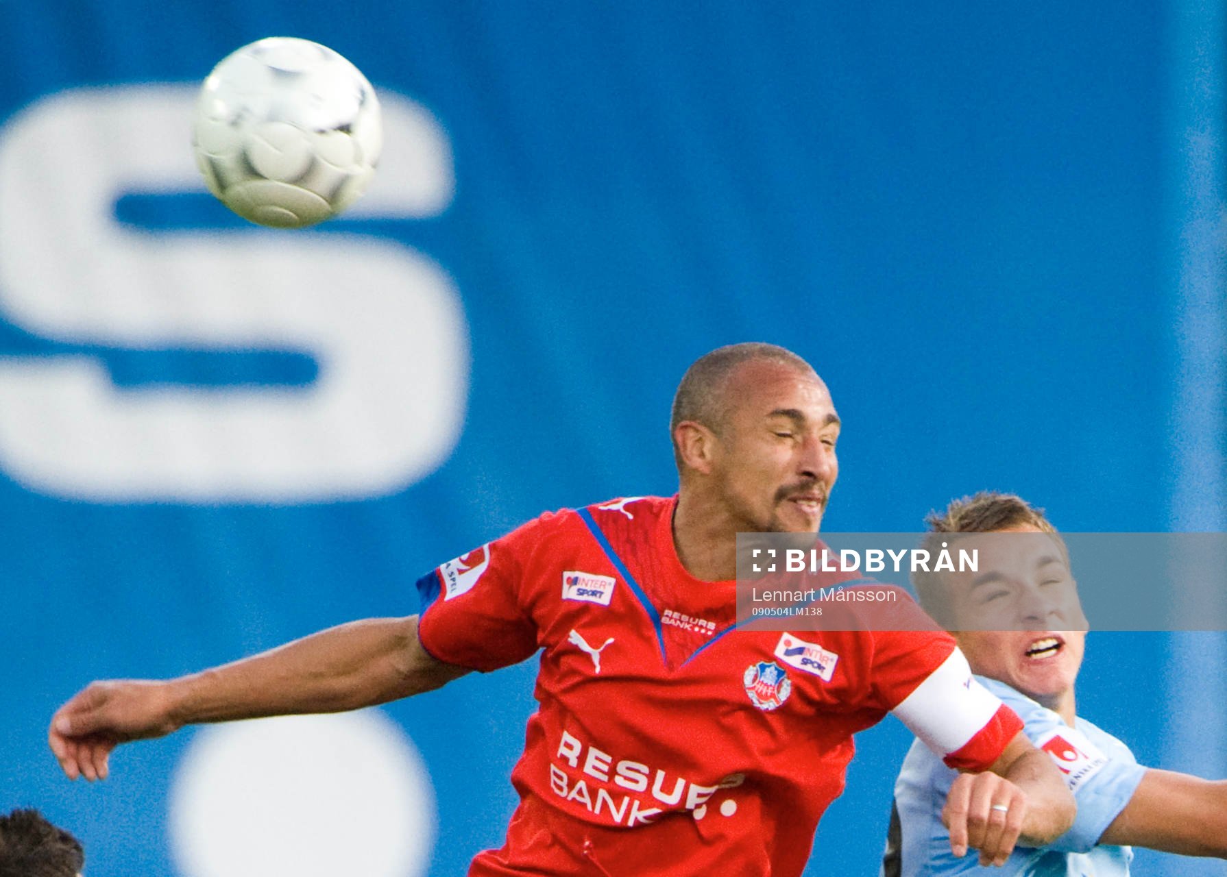 Henrik Larsson, Helsingborg, nickduell med Jasmin Sudic,