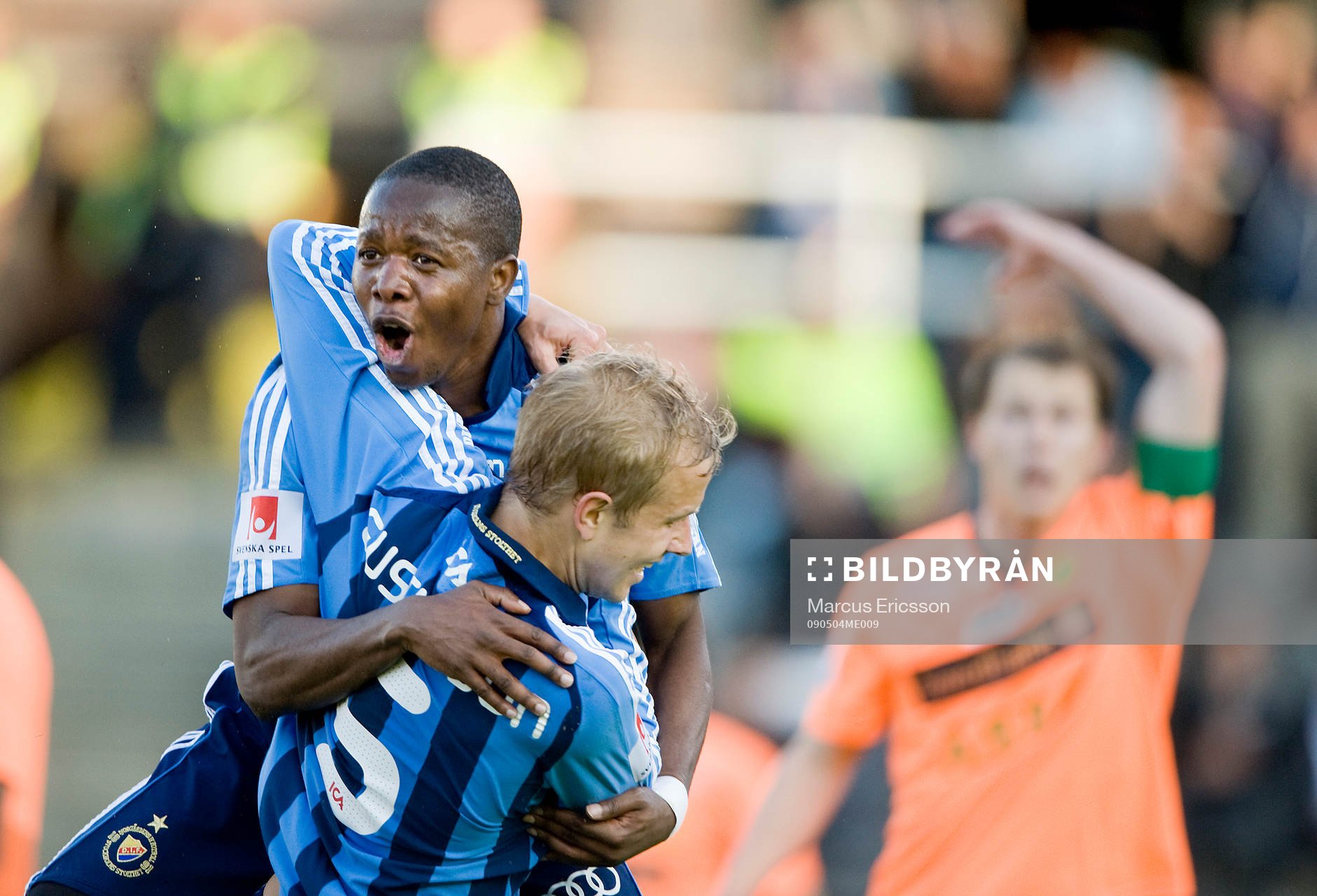 Boyd Mwila och Petter Gustafsson, Djurgården jubel