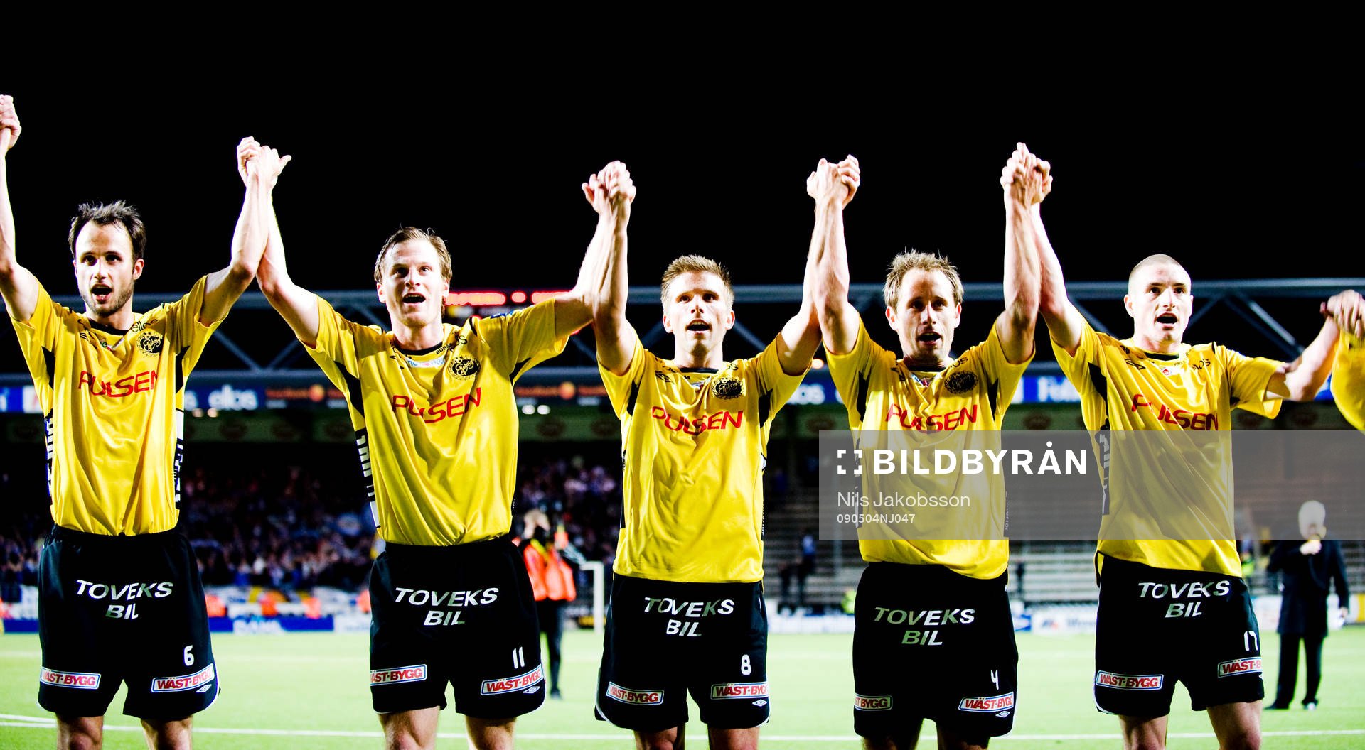 Helgi Danielsson, Daniel Mobaeck, Anders Svensson, Johan