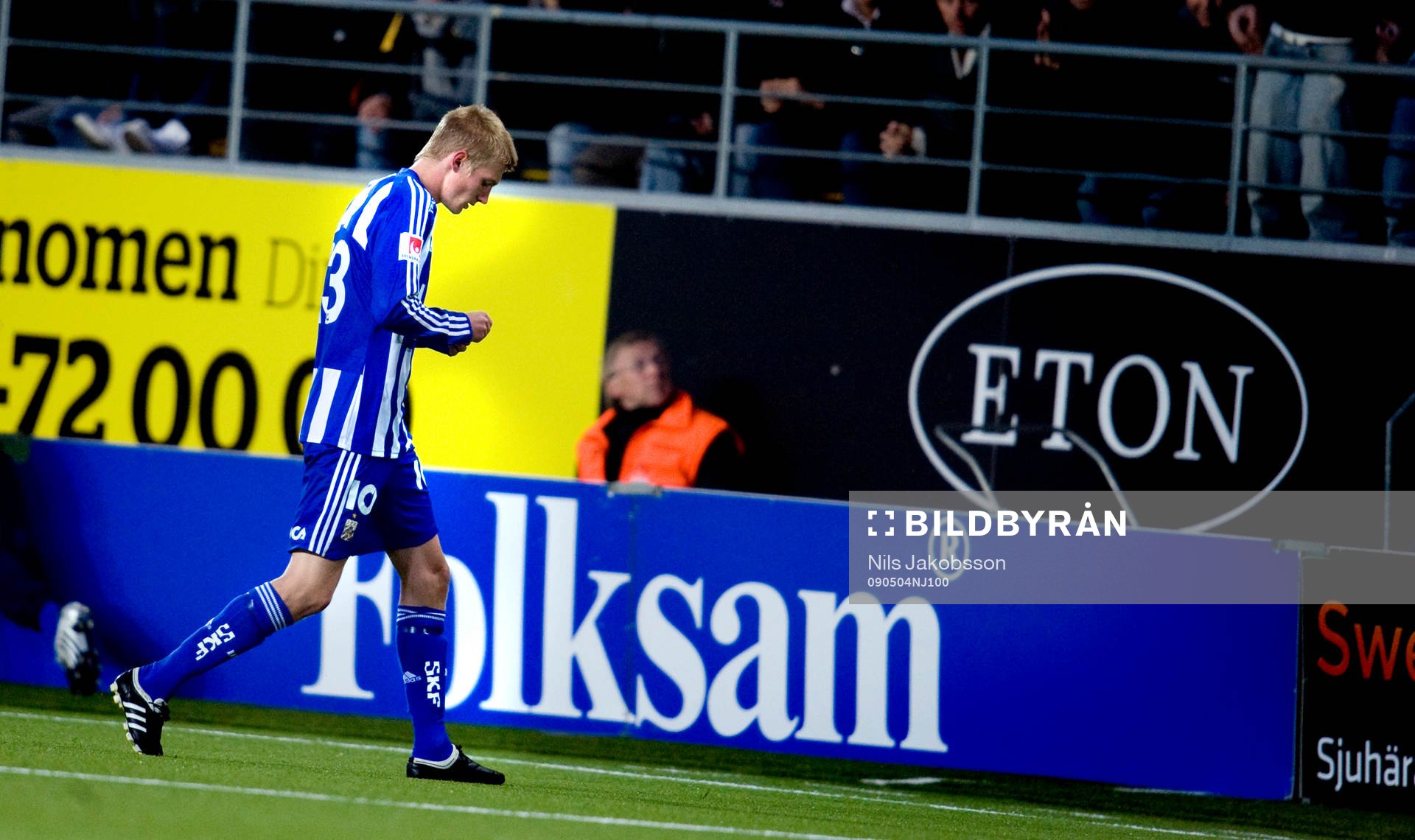 Sebastian Eriksson, IFK Göteborg,  utvisning depp