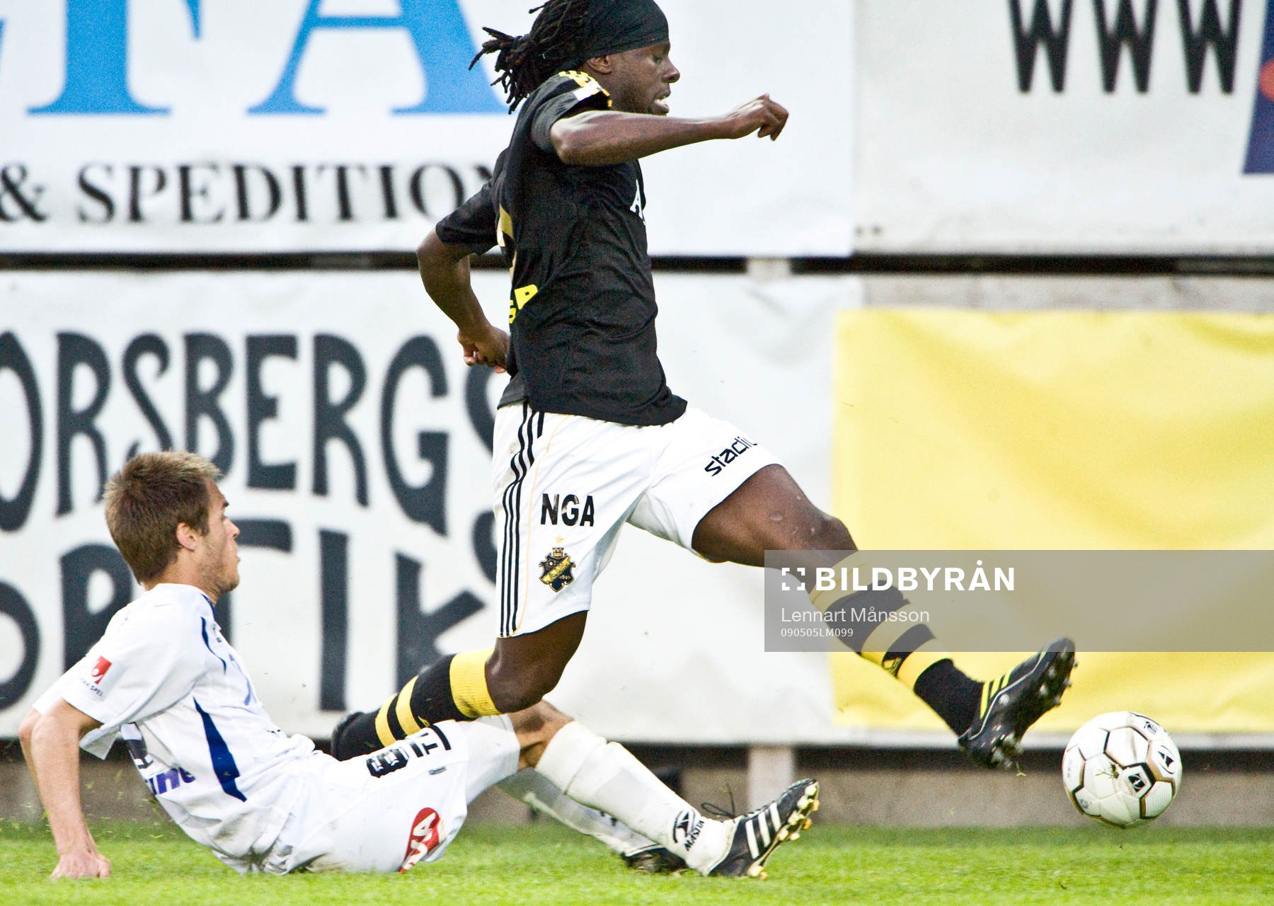 Martin Kayongo-Mutumba, AIK och Zoran Jovanovic, Trelleborg