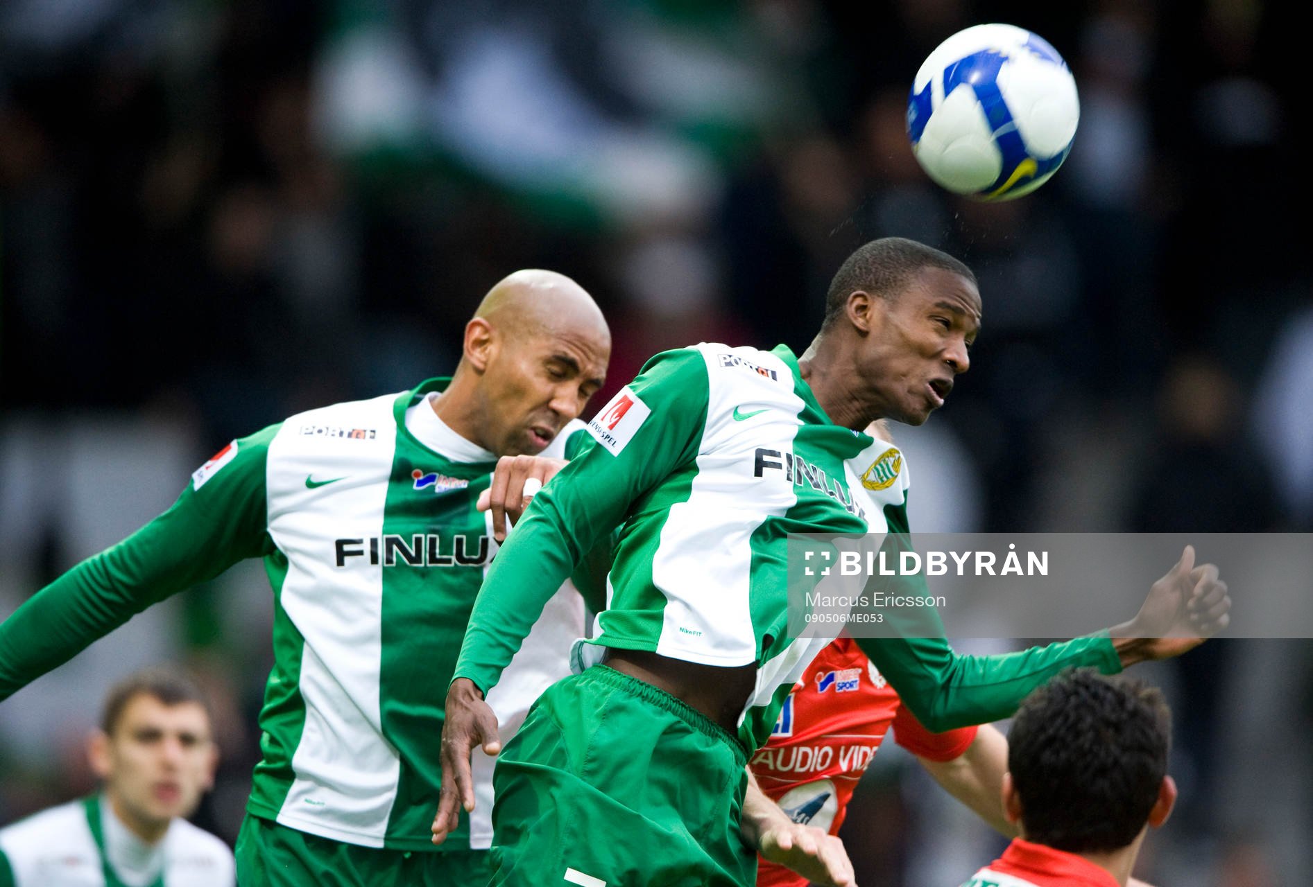 Nathan Paulse och José Monteiro Hammarby. Nick