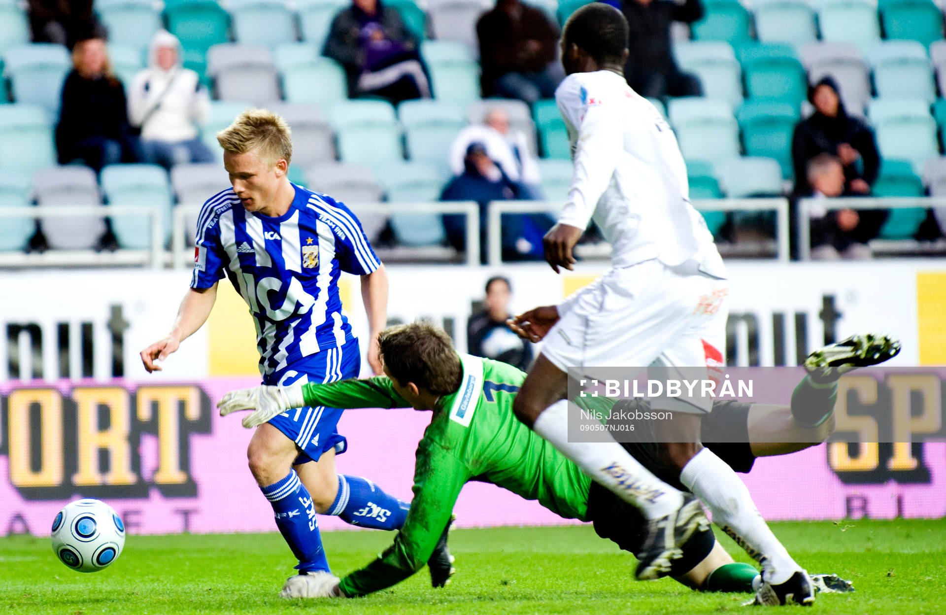 Niklas Bärkroth, IFK Göteborg, Mattias Hugosson,