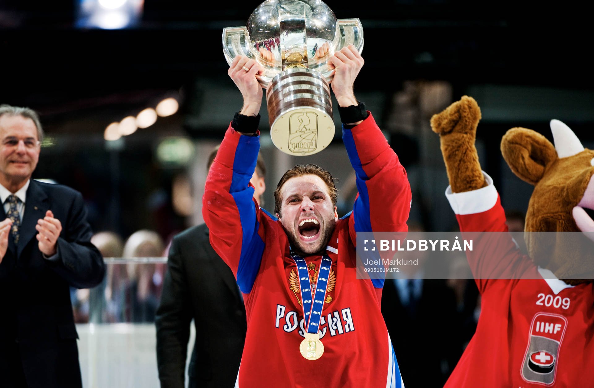 Alexei Morozov, Ryssland, lyfter bucklan. VM-guld,