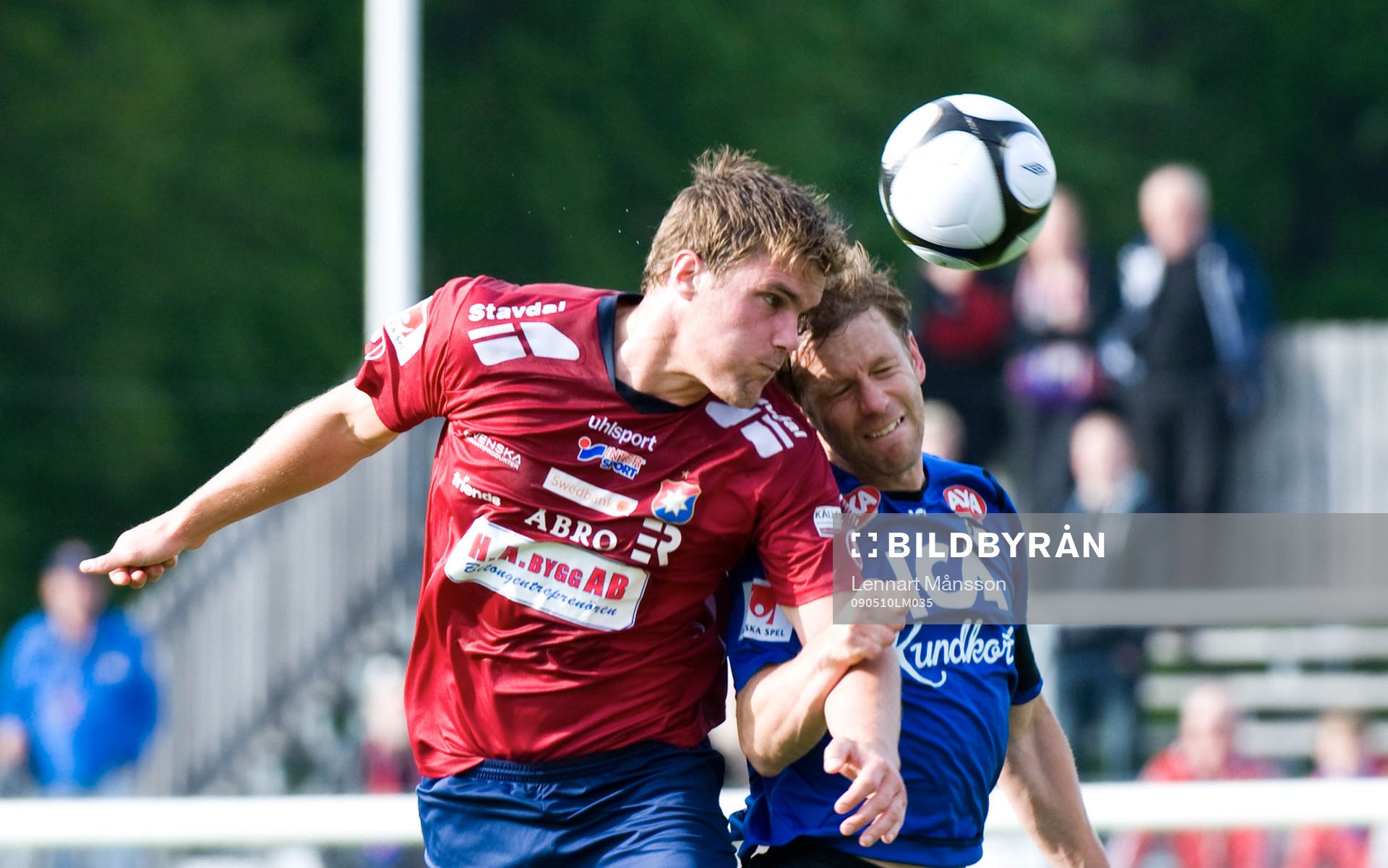 David Leinar och Tommy Jönsson, nickduell