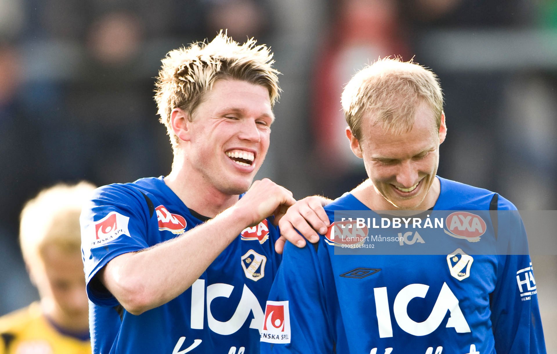 Christian Järdler och Emil Jensen, glädje