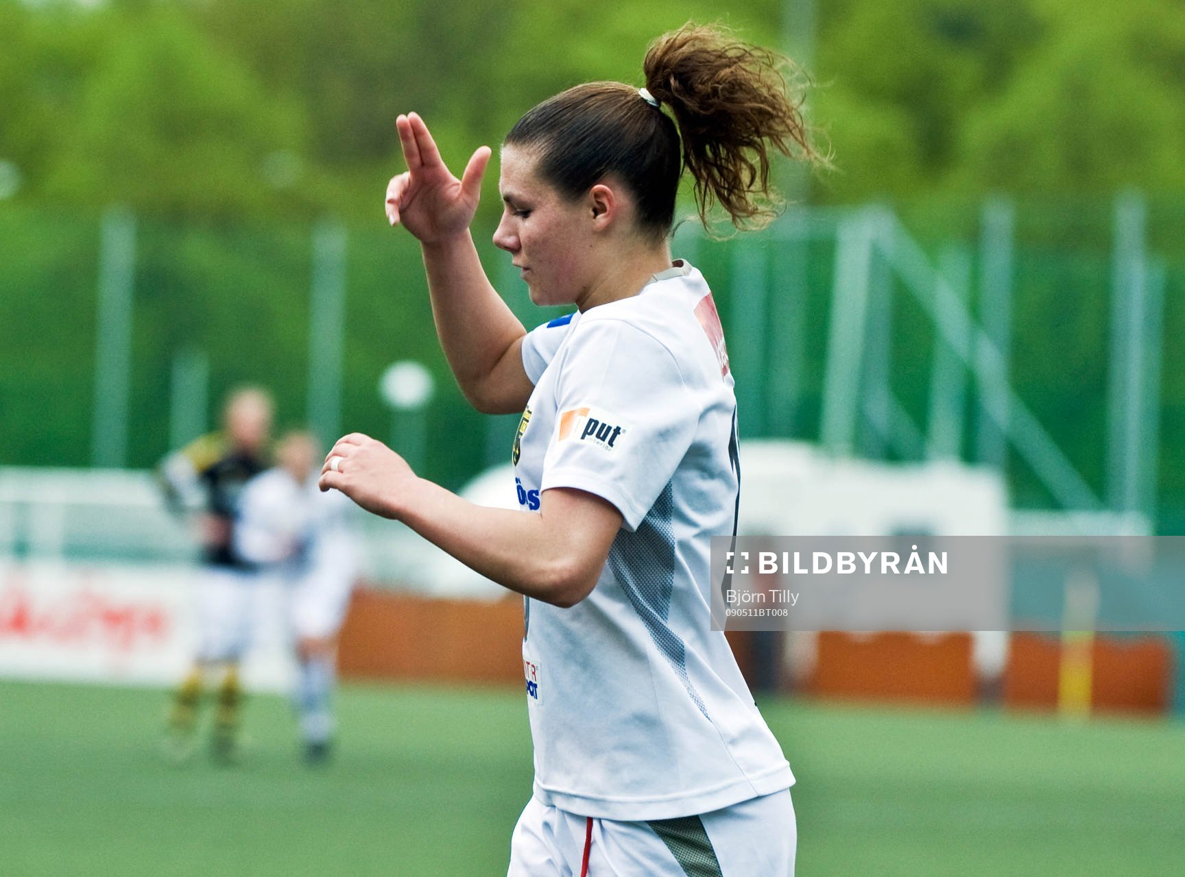  Ramona Bachmann,  jubel efter 0-1.
