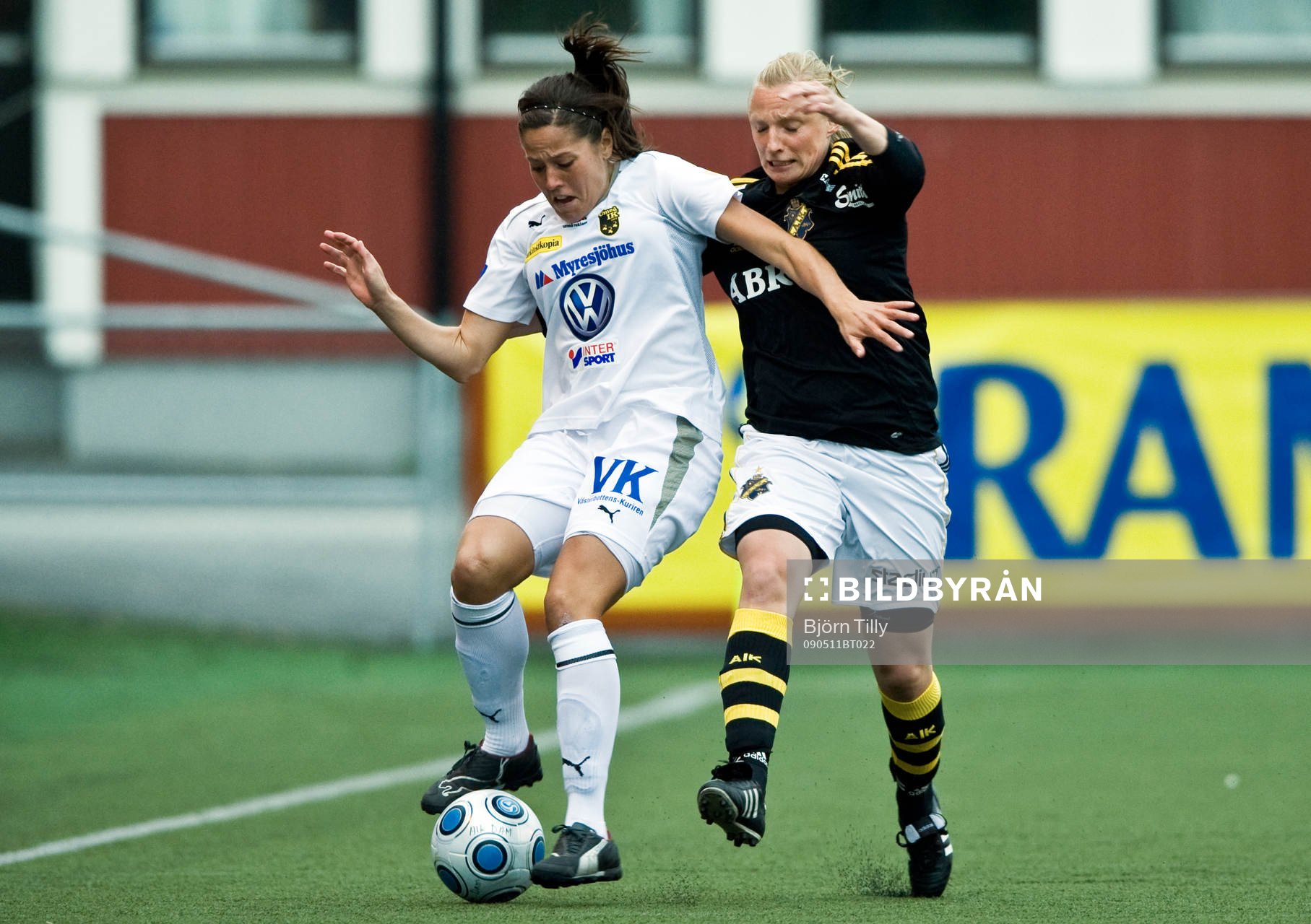 Madelaine Edlund, Umeå och Sofia Simonsson, AIK