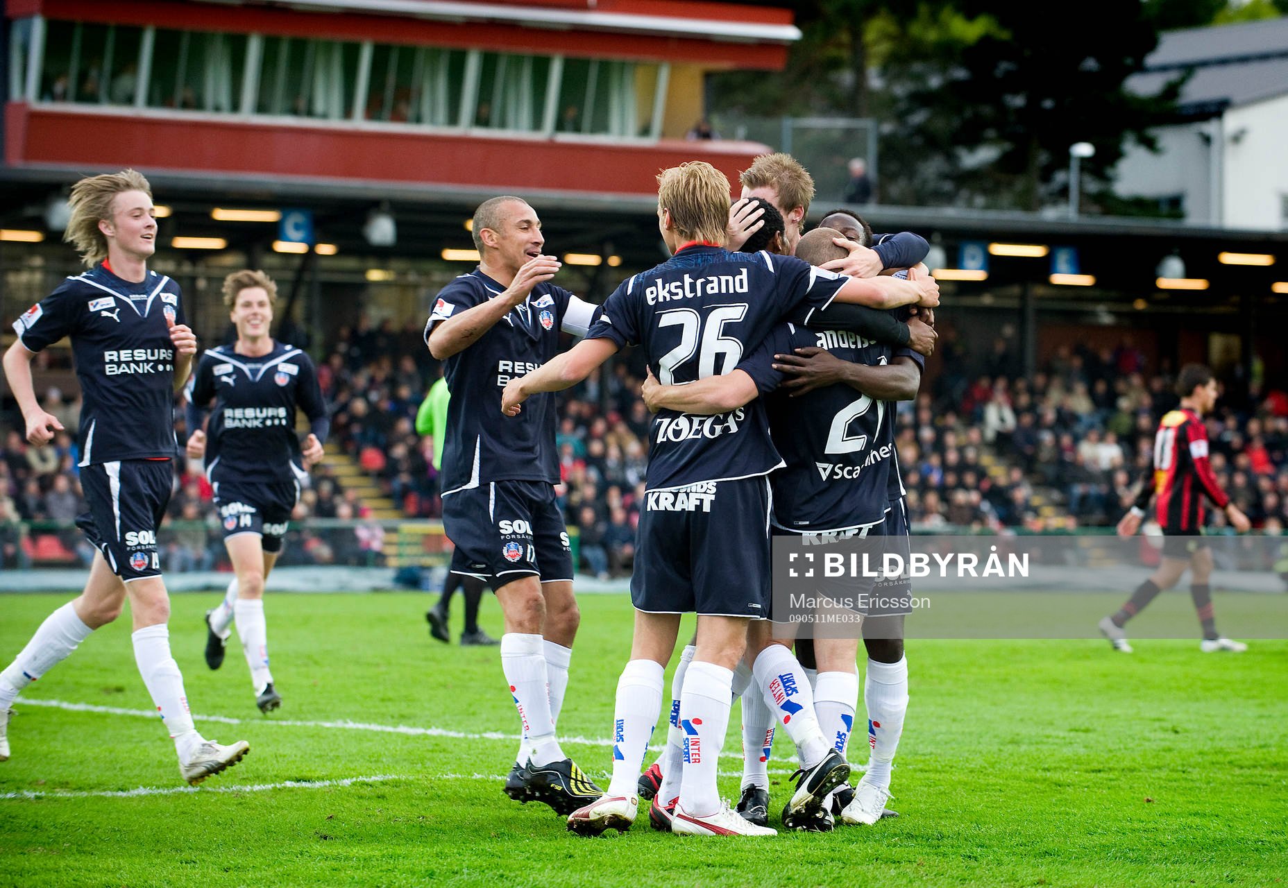Ett jublande Helsingborg, jubel