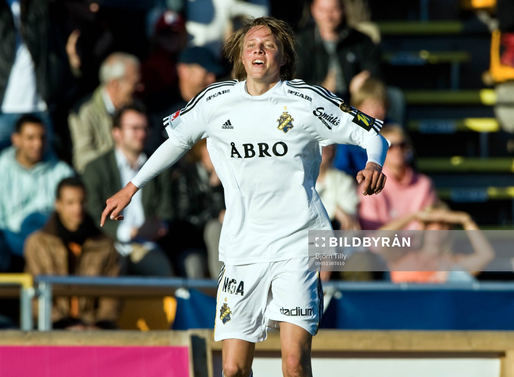  Viktor Lundberg, AIK, jubel efter 0-1.