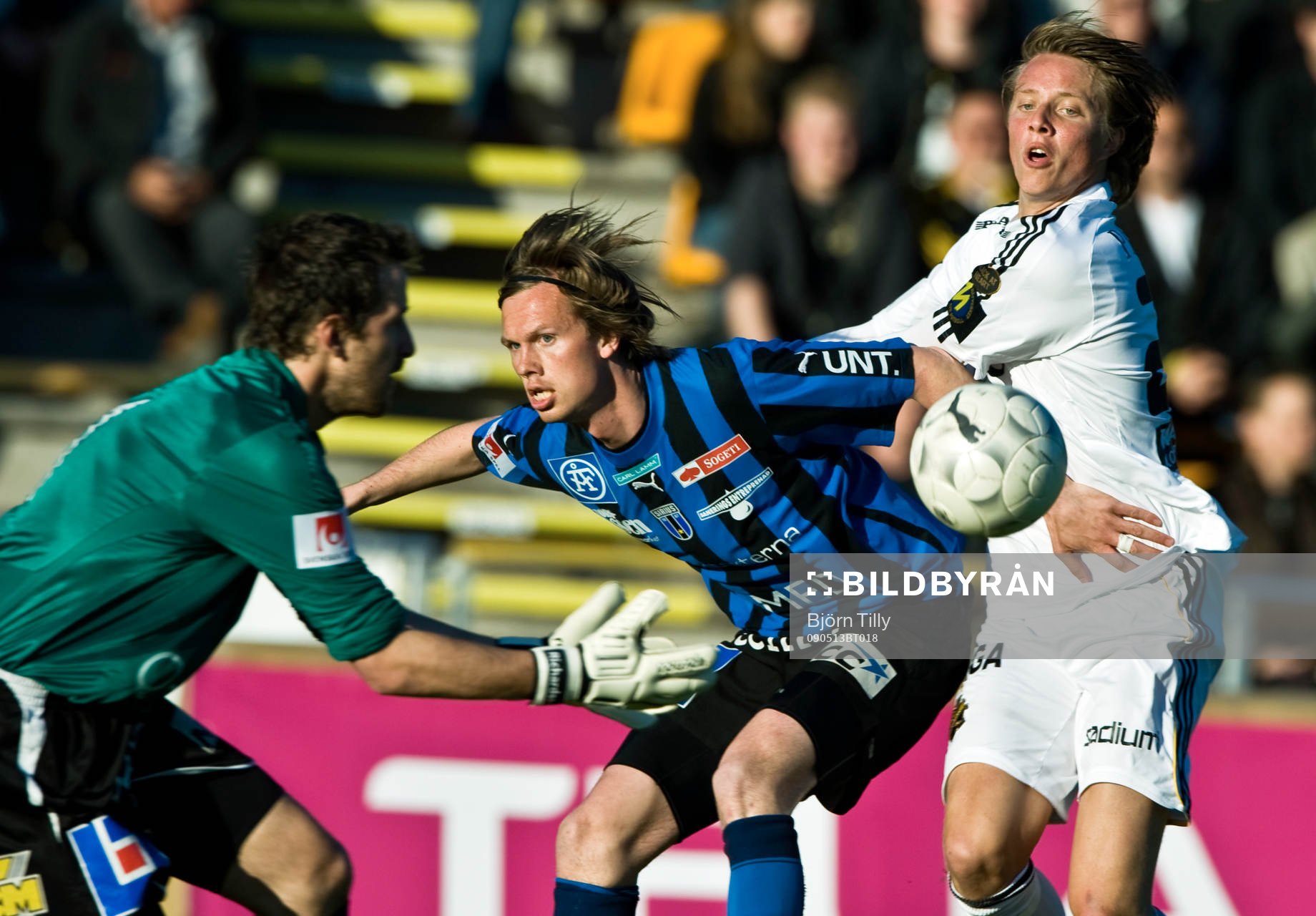  Richard Richardsson, målvakt,  Patrik St Cyr, Sirius och Viktor Lundberg, AIK.