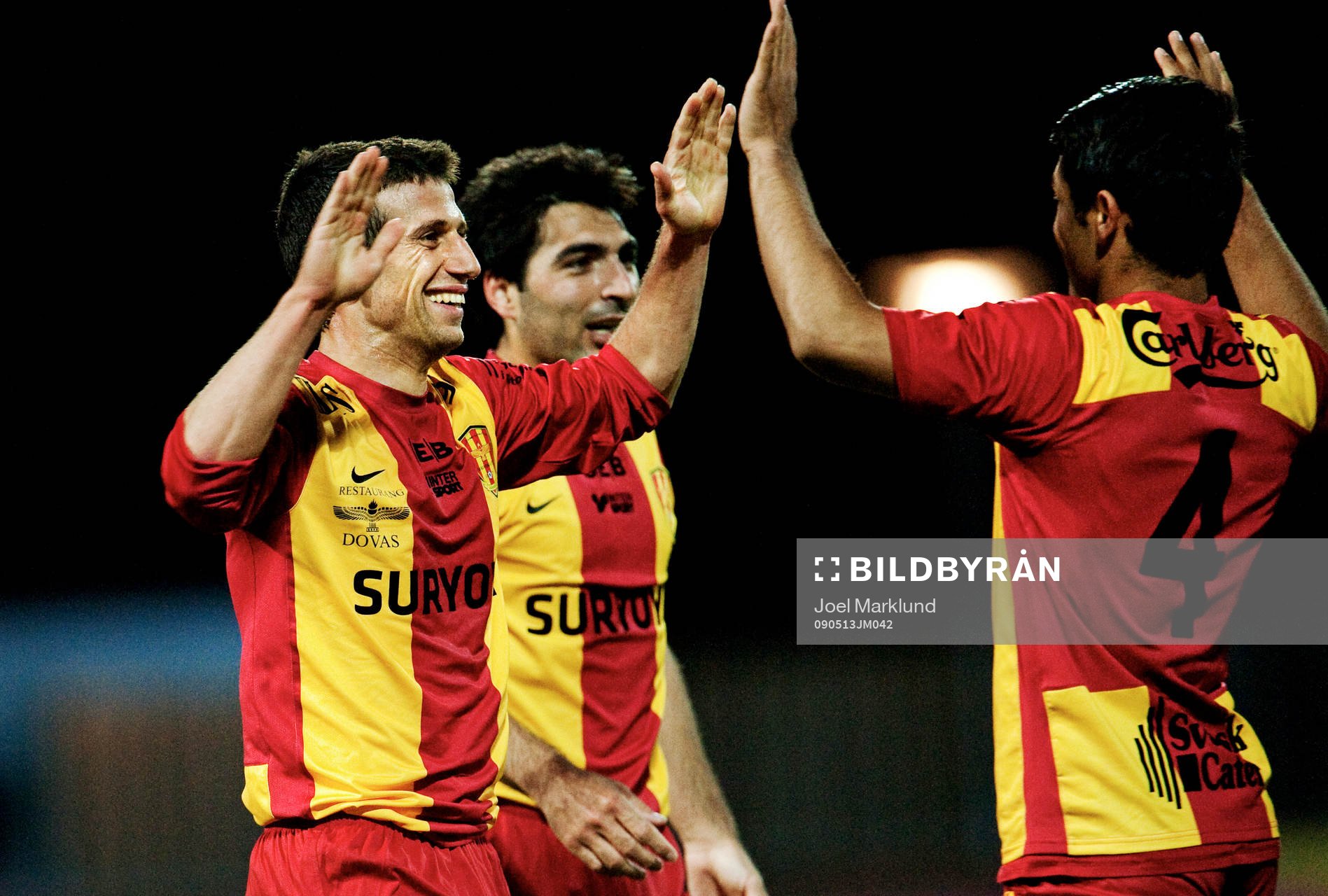 Syrianskas spelare jubel