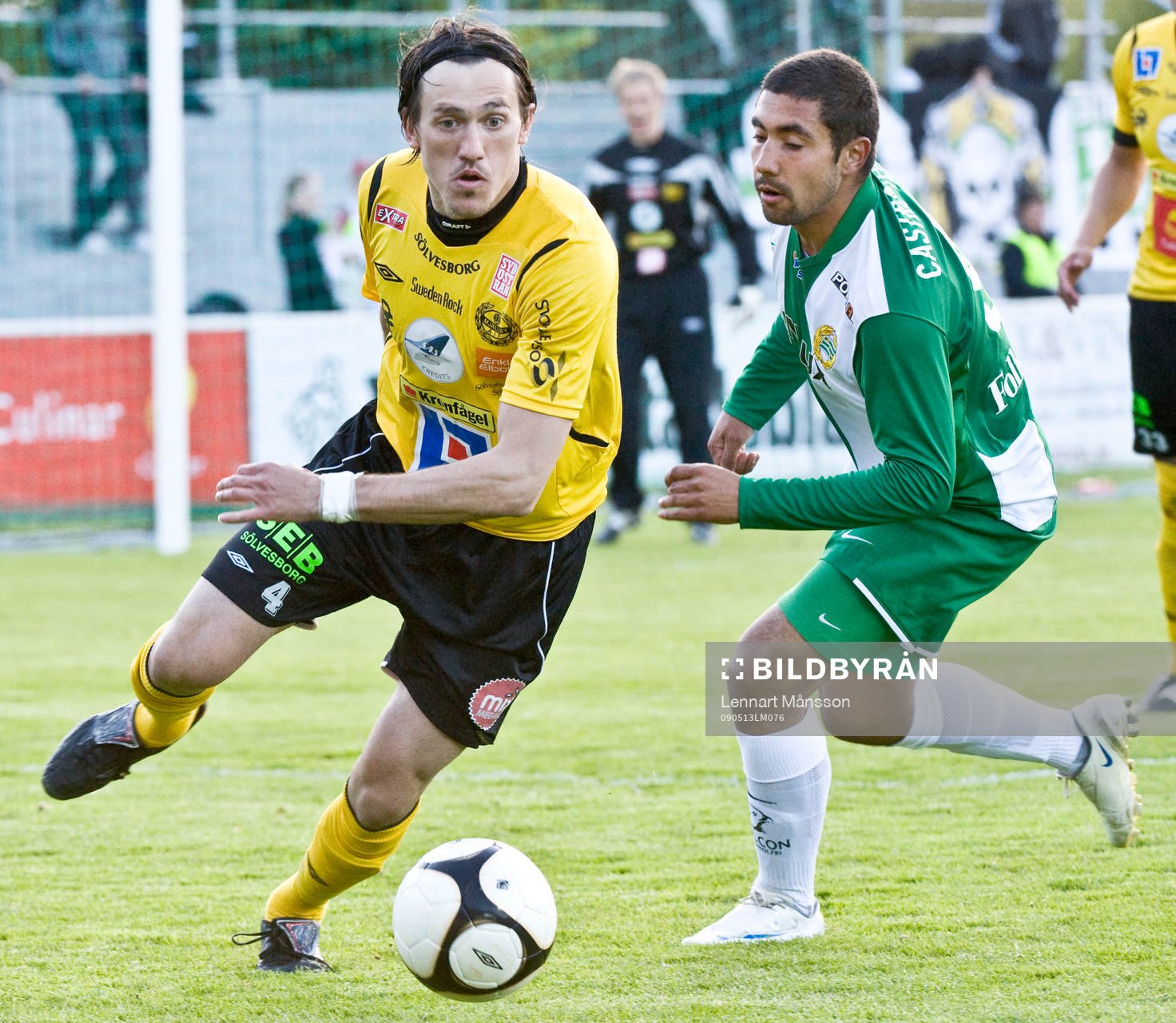 Daniel Ivanovski, Mjällby och Sebastian Castro Tello,