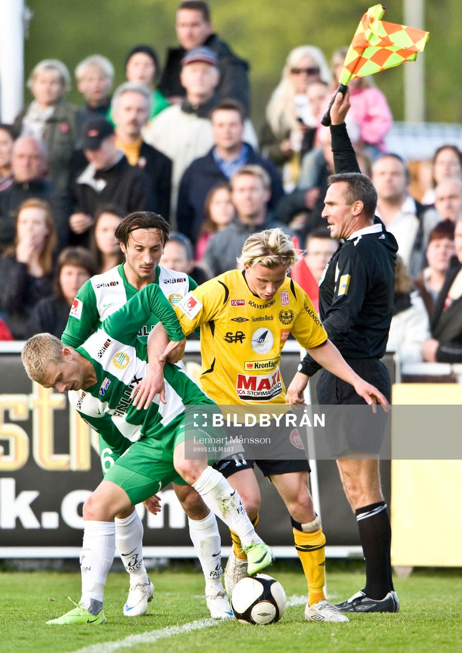 Louay Chanko och Emil Johansson, Hammarby, Adam Berner,