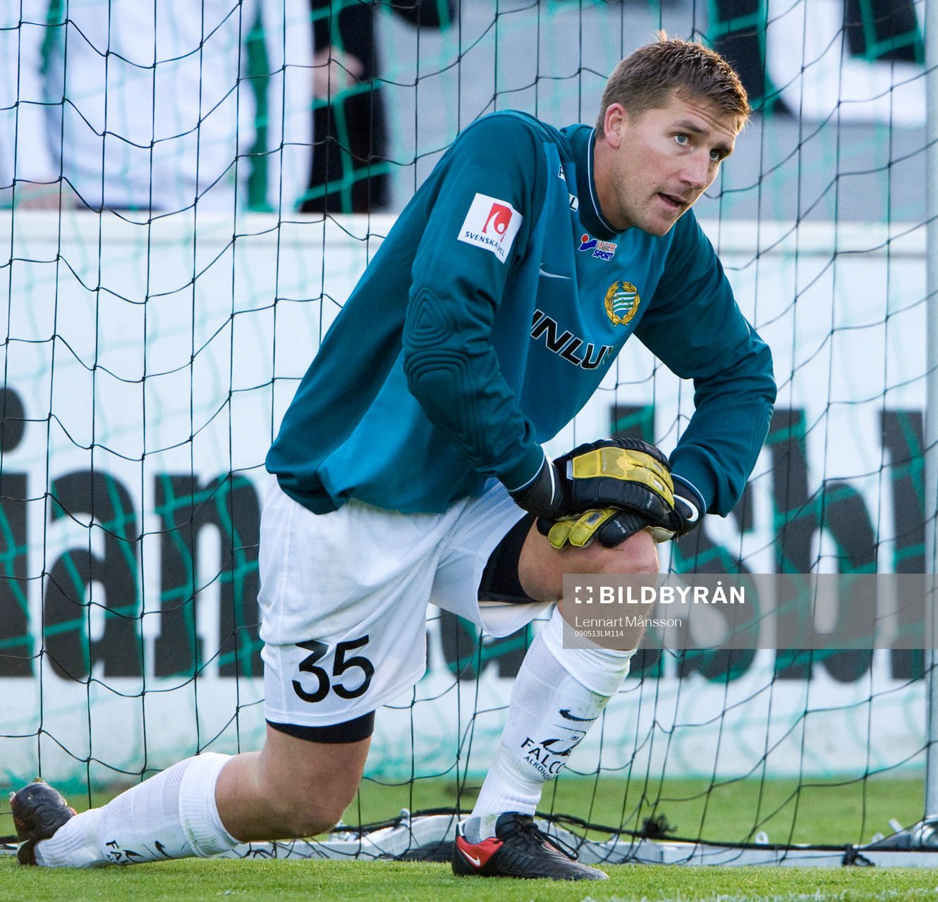 Kristoffer Björklund, målvakt, Hammarby kröker rygg