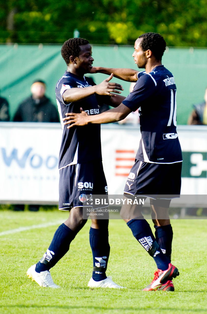Isaac Chansa, René Makondele, Helsingborg jubel