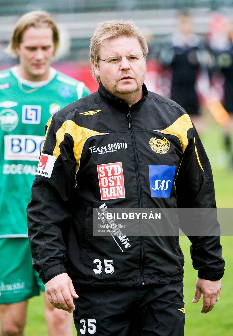 Peter Swärdh, tränare Mjällby