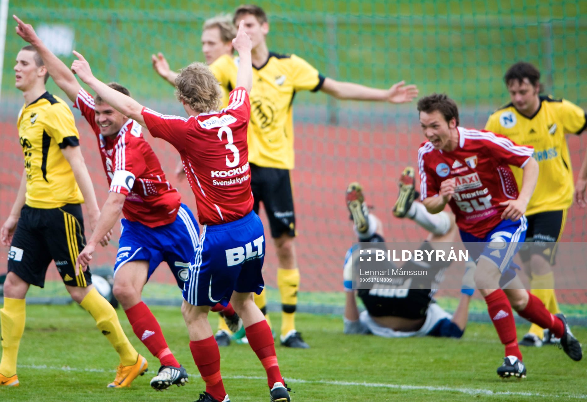 0-2, Pierre Nilsson, Karlskrona, jubel