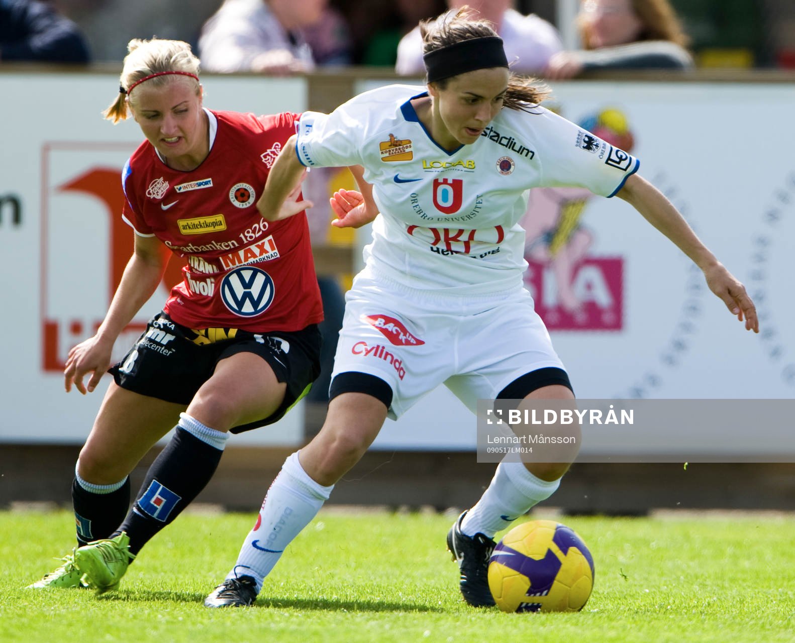 Maria Nordbrant, som avgjorde, håller undan för Gudny