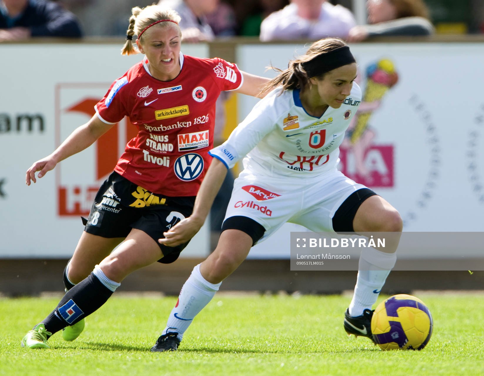 Maria Nordbrant, som avgjorde, håller undan för Gudny